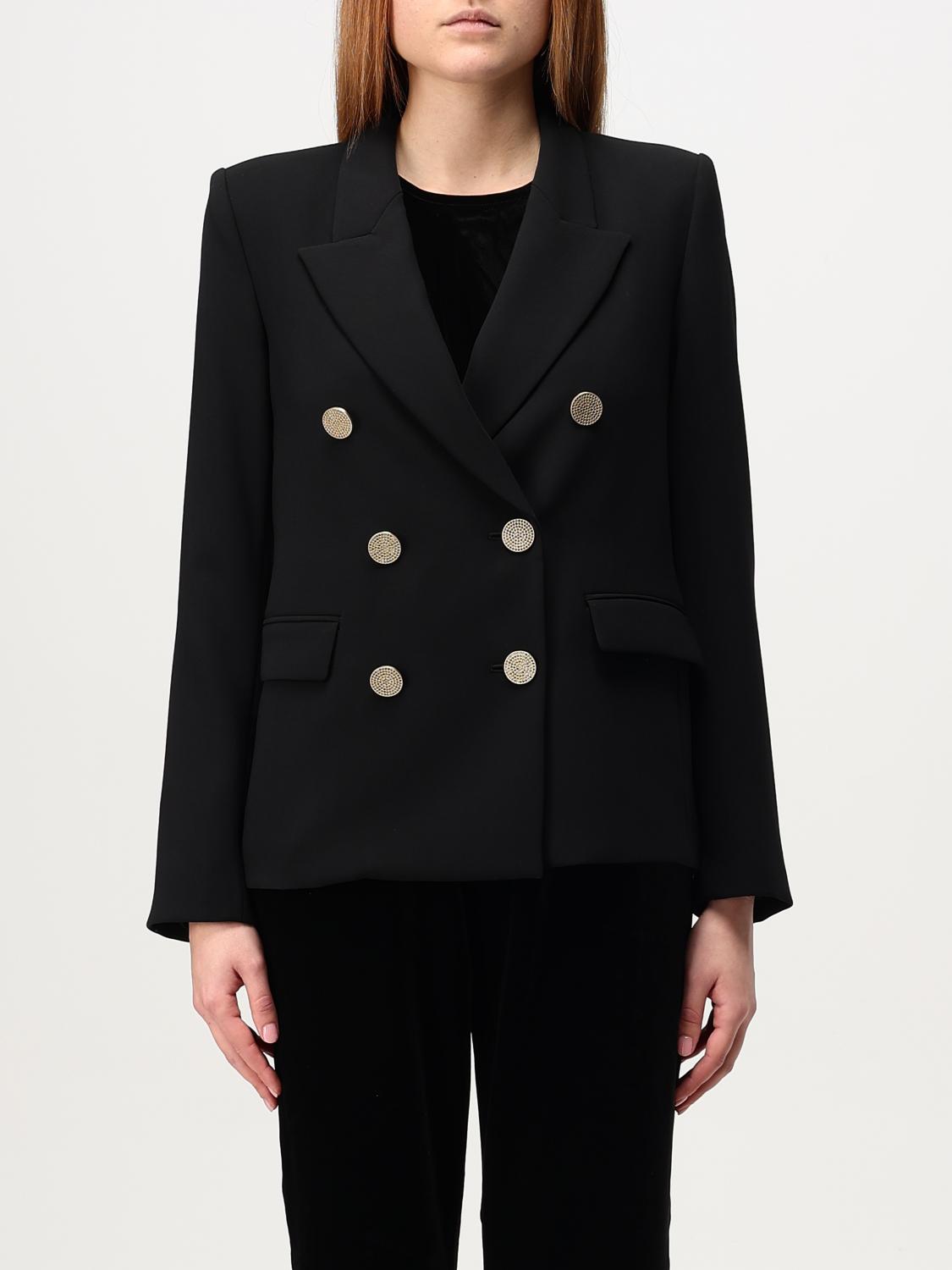 Shop Armani Exchange Blazer  Woman Color Black In Schwarz