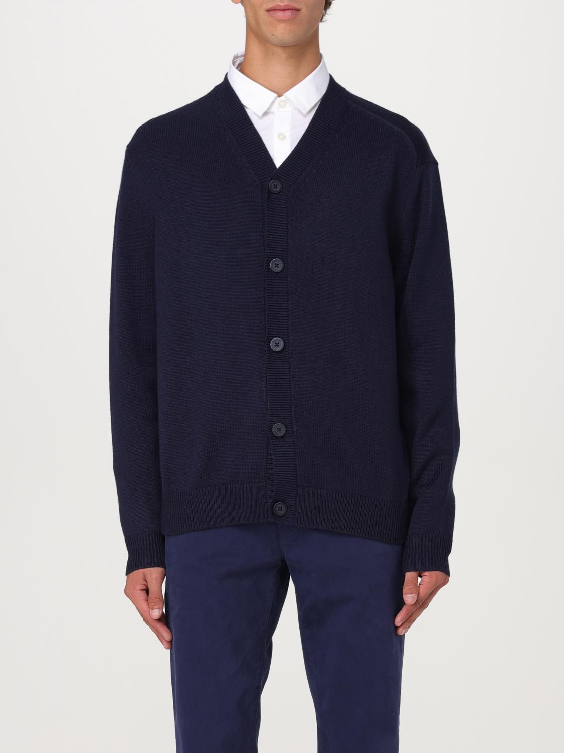 Shop Armani Exchange Cardigan  Men Color Navy