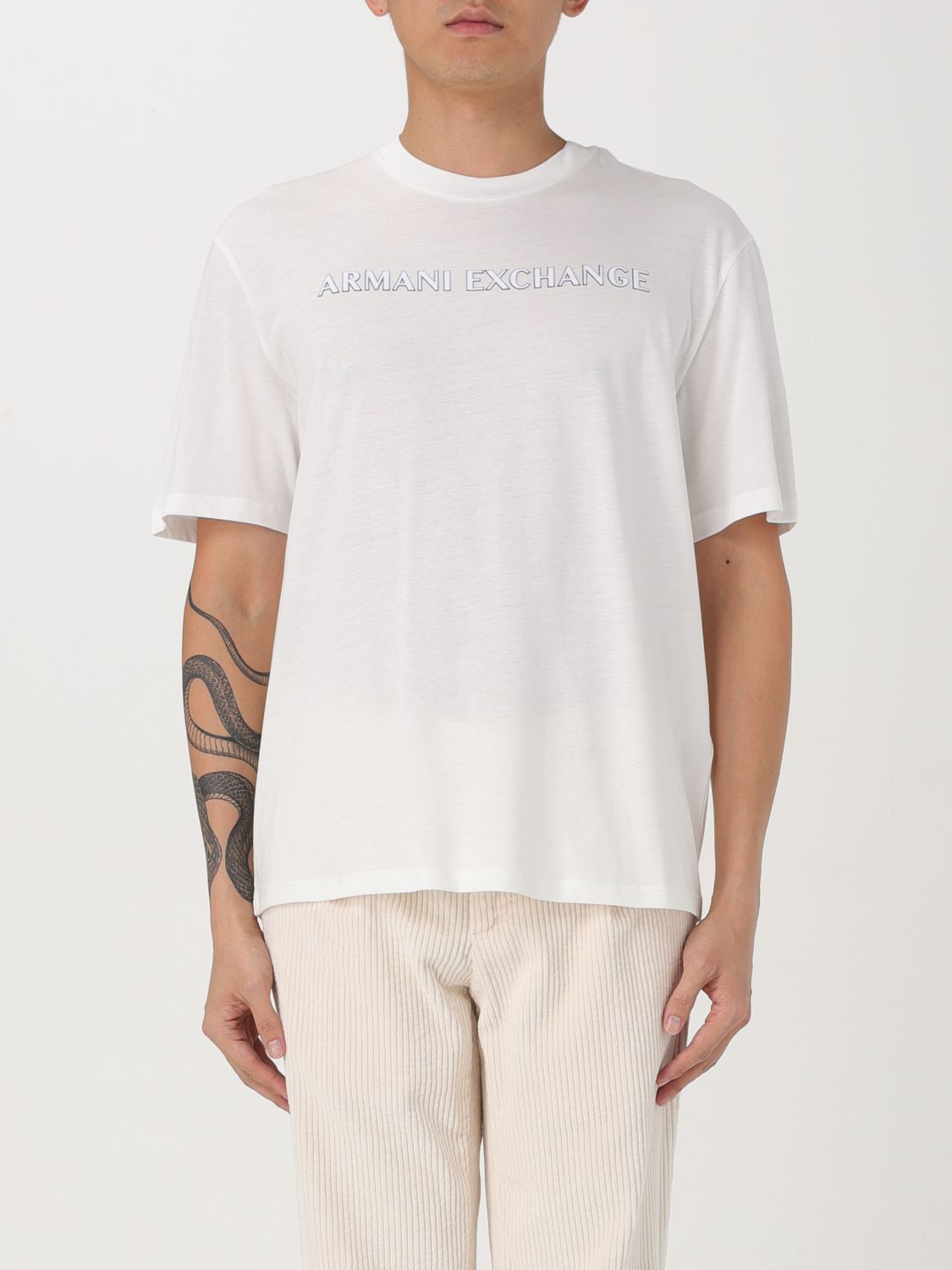 ARMANI EXCHANGE T-SHIRT ARMANI EXCHANGE MEN COLOR WHITE 413658001