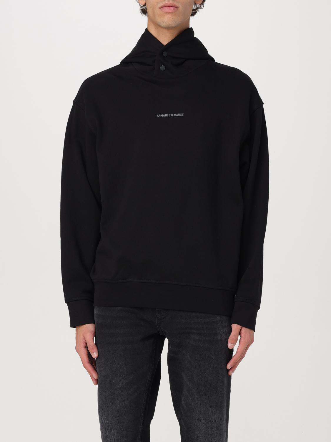 Armani Exchange Ανδρών Μαύρο Sweatshirt Men Color