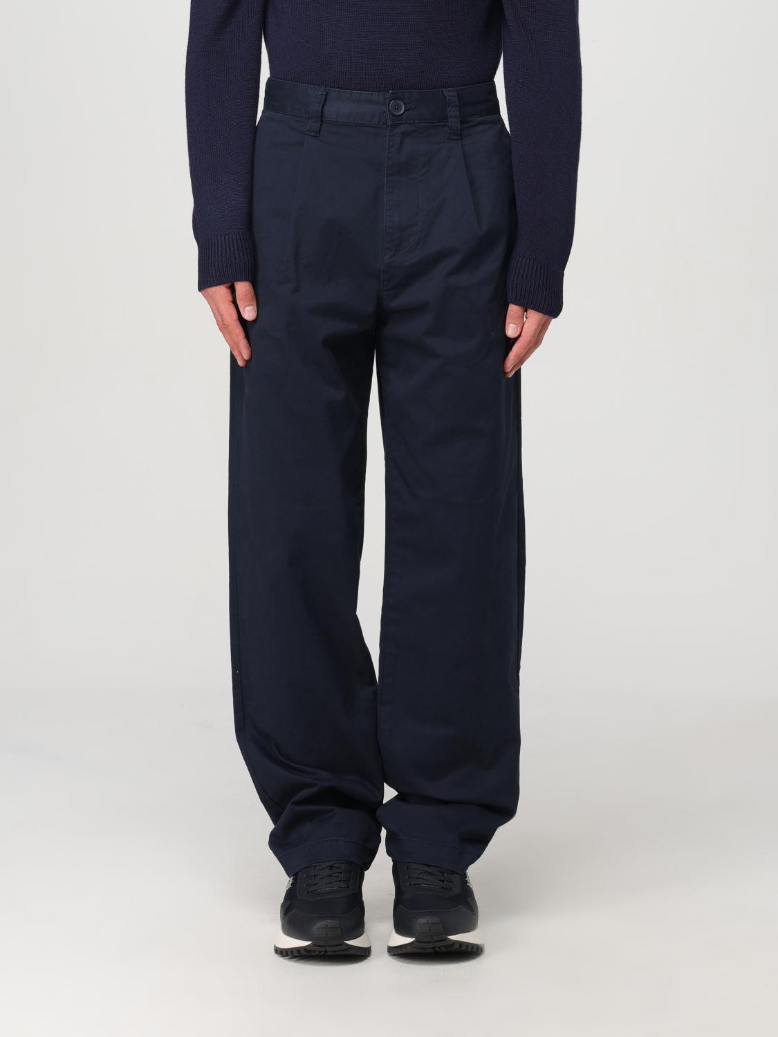Armani Exchange Pants Men Color Navy In Navy