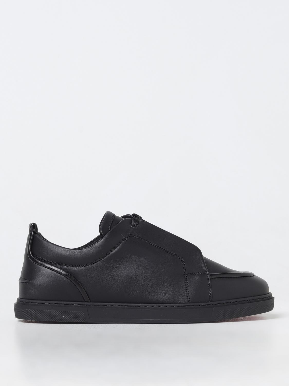 Shop Christian Louboutin Sneakers  Men Color Black In Schwarz