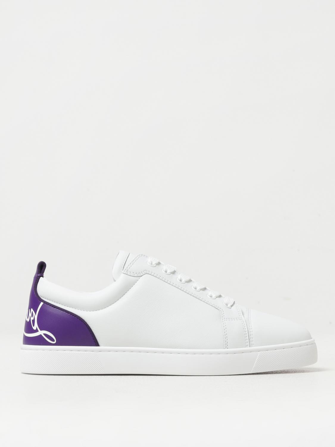 Shop Christian Louboutin Sneakers  Men Color Violet