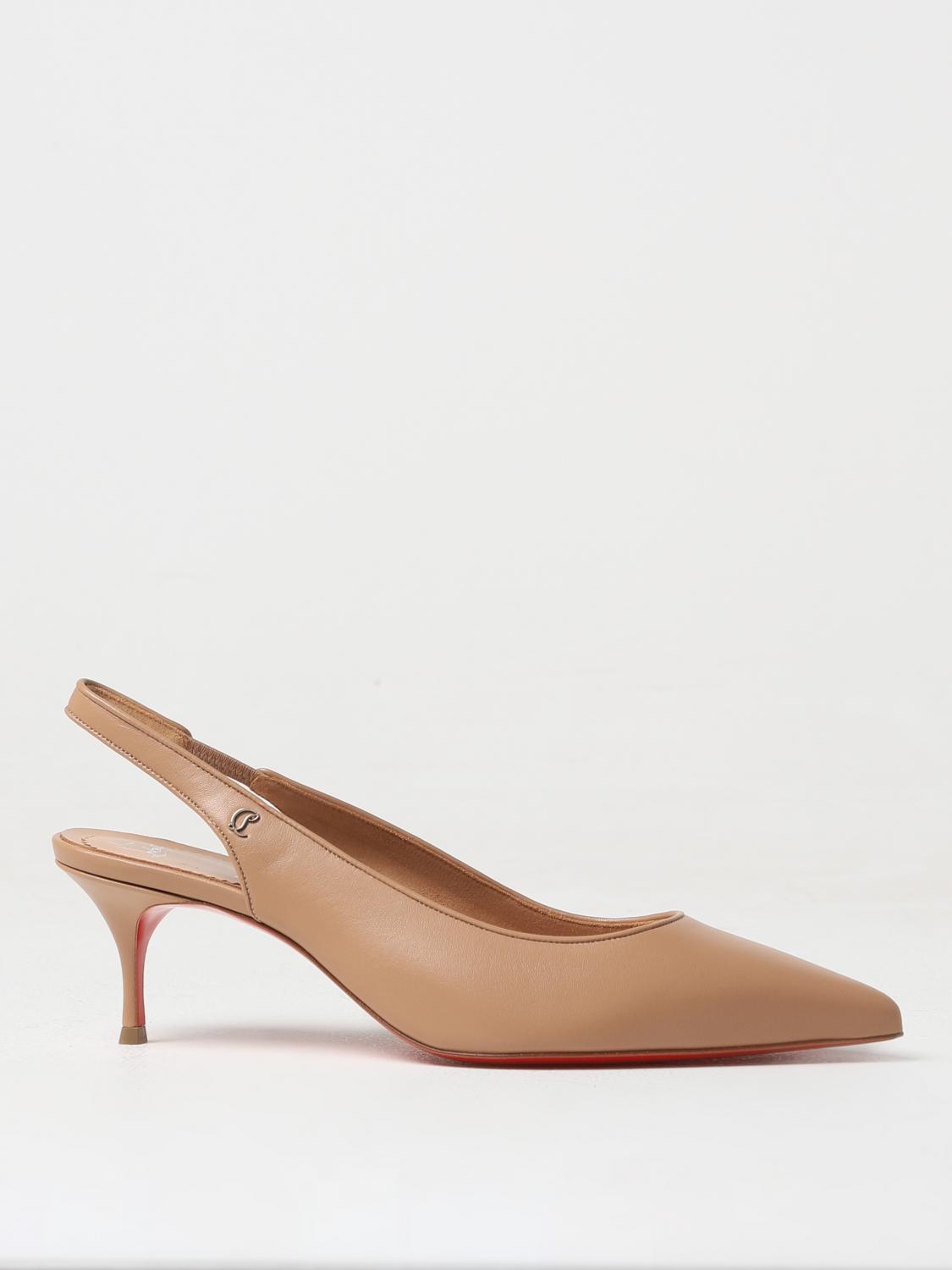 Shop Christian Louboutin High Heel Shoes  Woman Color Blush Pink In Puder