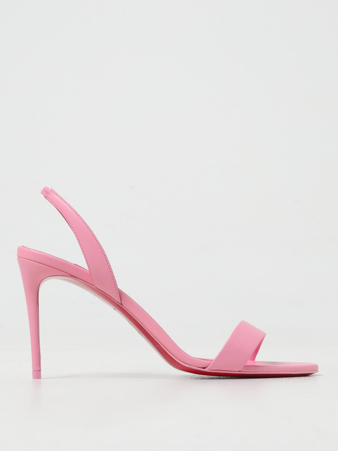 Shop Christian Louboutin Heeled Sandals  Woman Color Pink