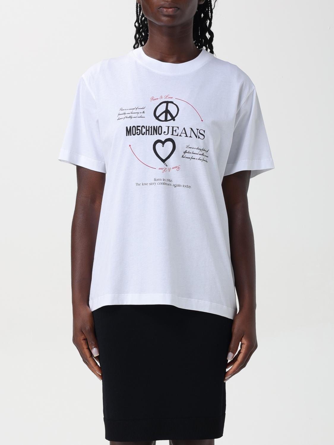 Moschino Peace & Love T-shirt In White