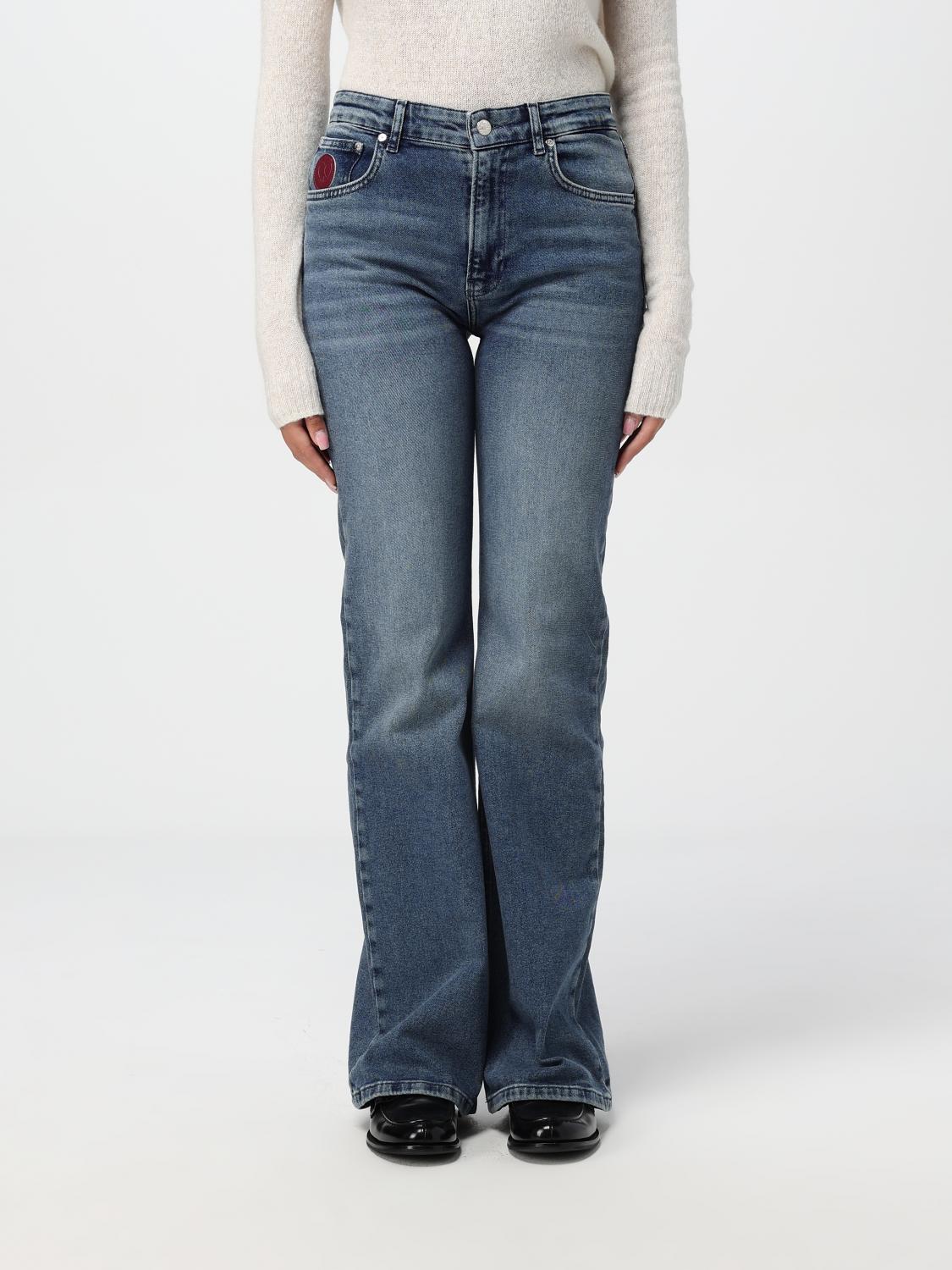 Moschino Jeans  Jeans Woman Color Denim In Denim