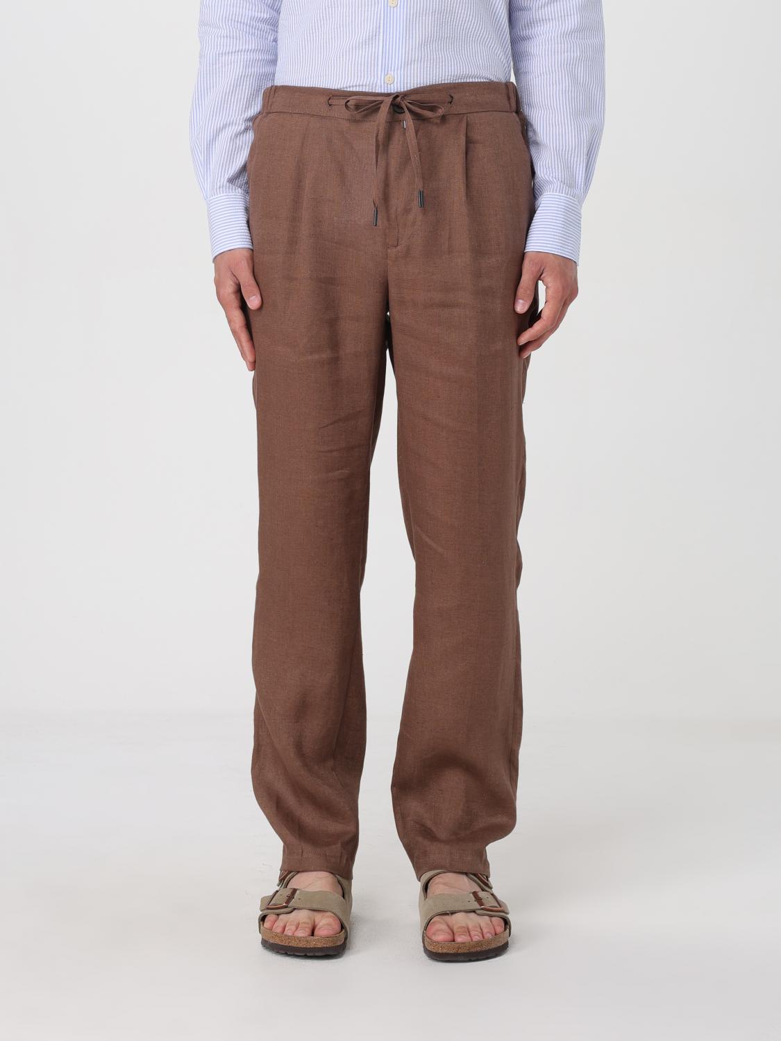 BARONIO PANTS BARONIO MEN COLOR BEIGE 413915022