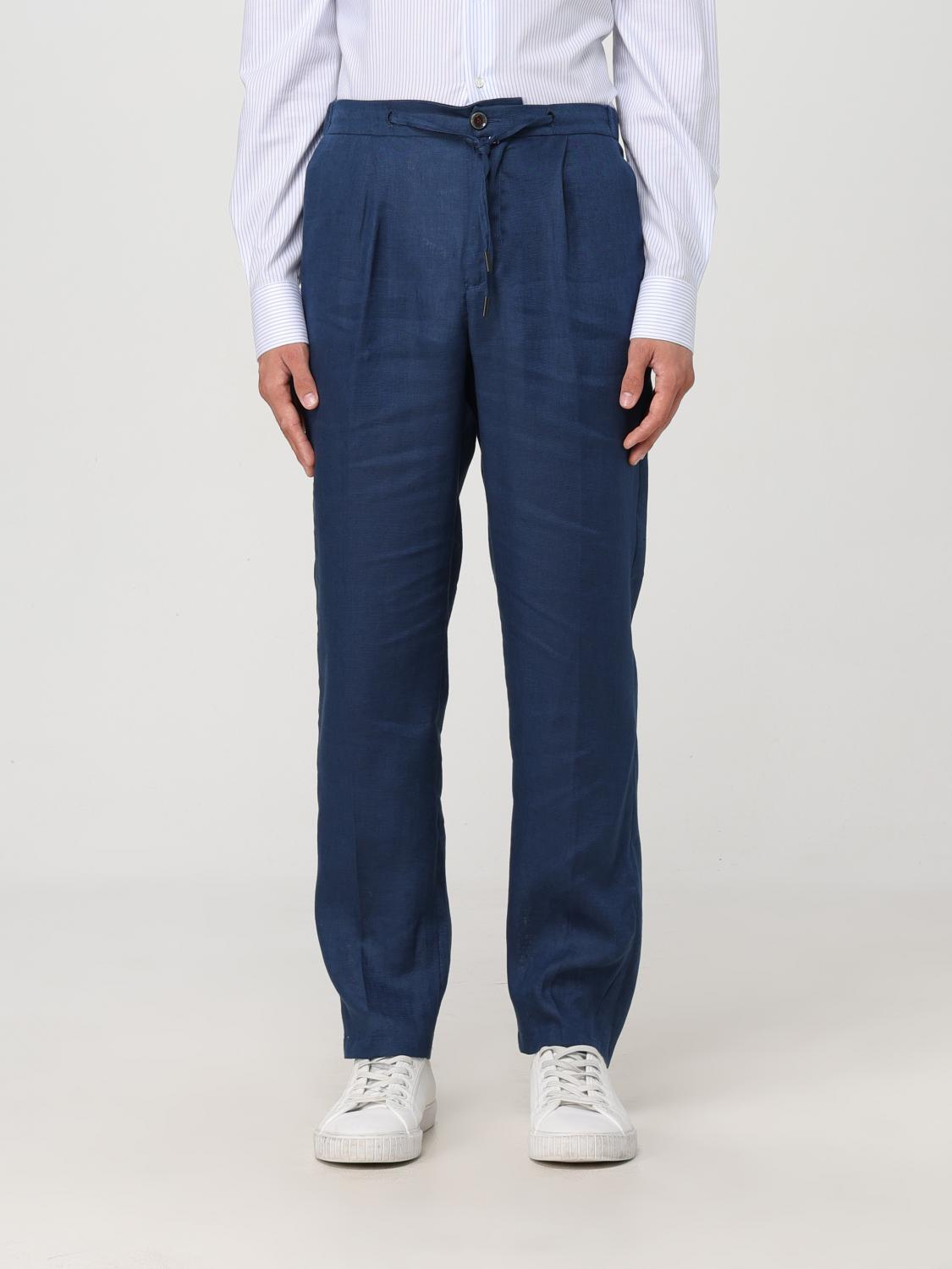 Shop Baronio Pants  Men Color Navy