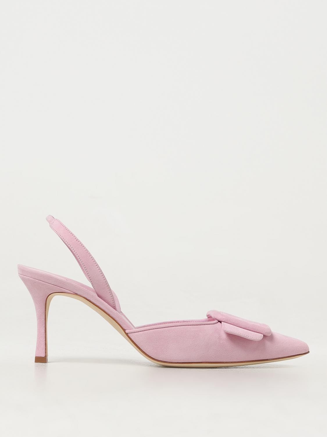 Shop Manolo Blahnik High Heel Shoes  Woman Color Pink