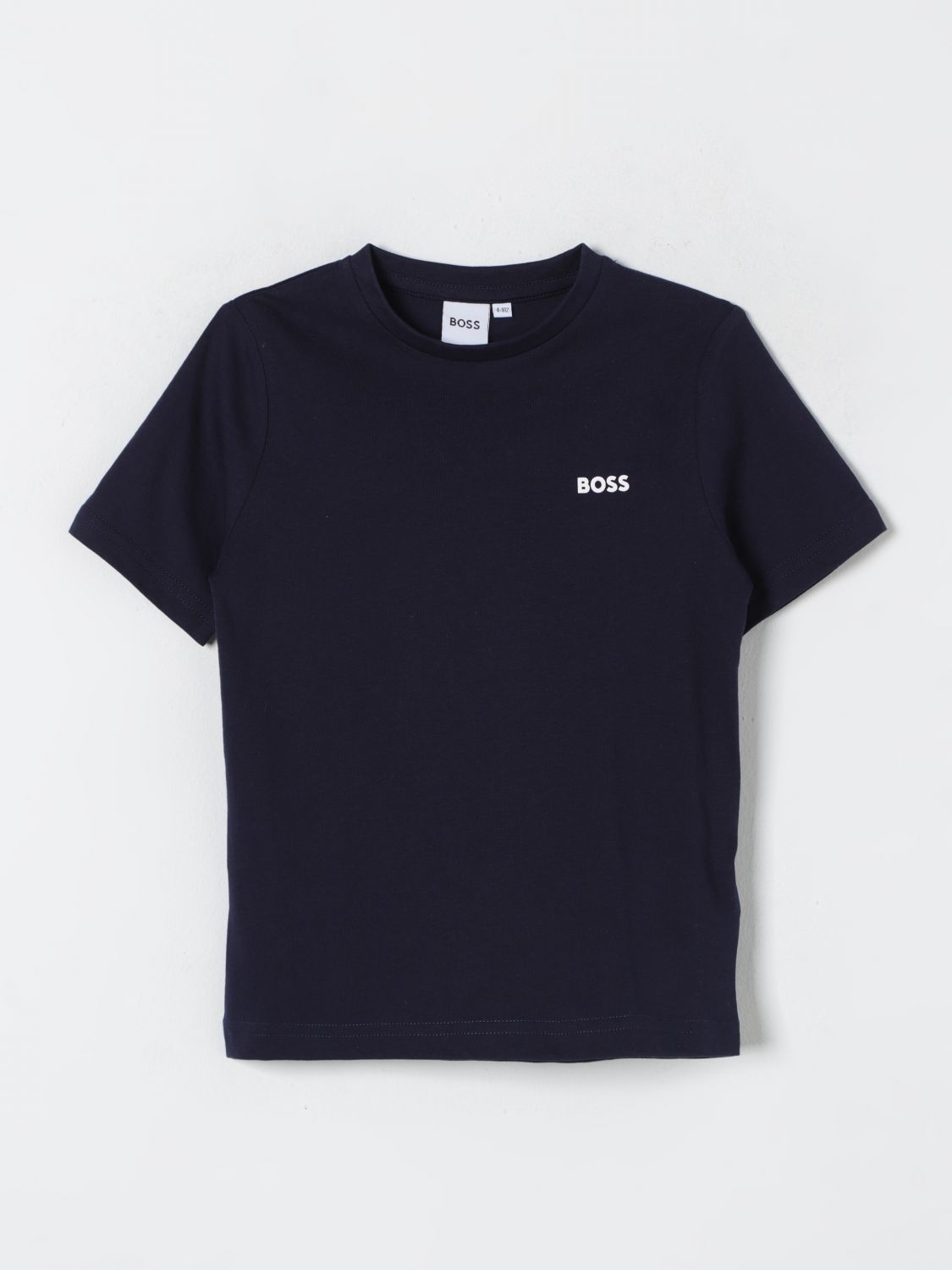 Shop Hugo Boss T-shirt Boss Kids Color Navy