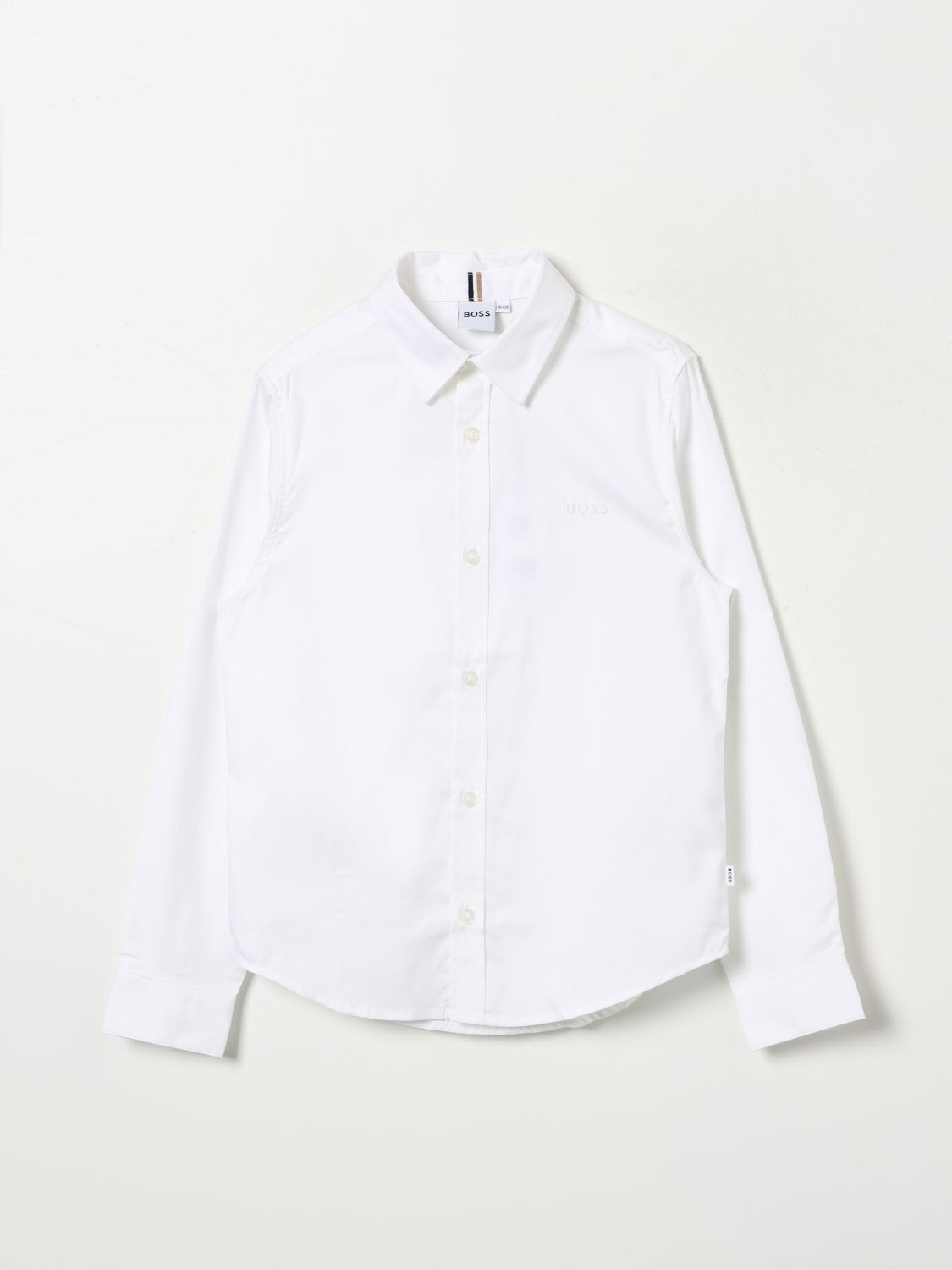 Hugo Boss Shirt Boss Kids Color White In 白色