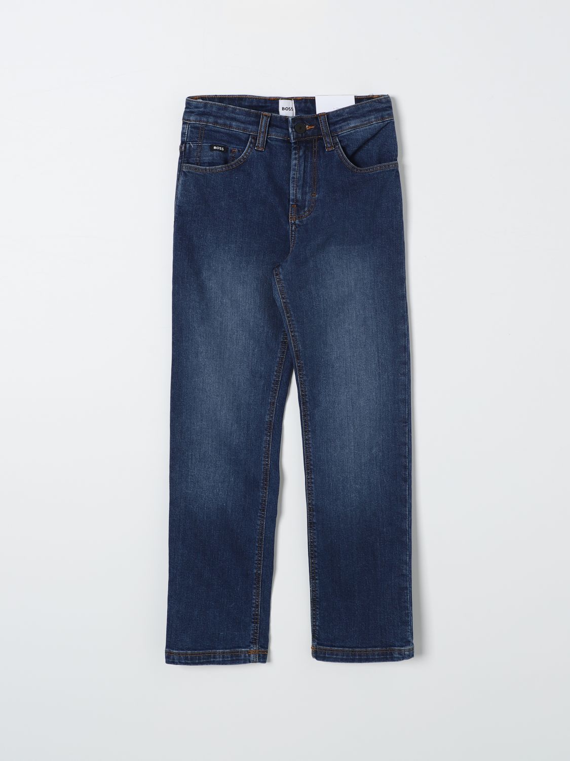 Shop Hugo Boss Jeans Boss Kids Color Denim