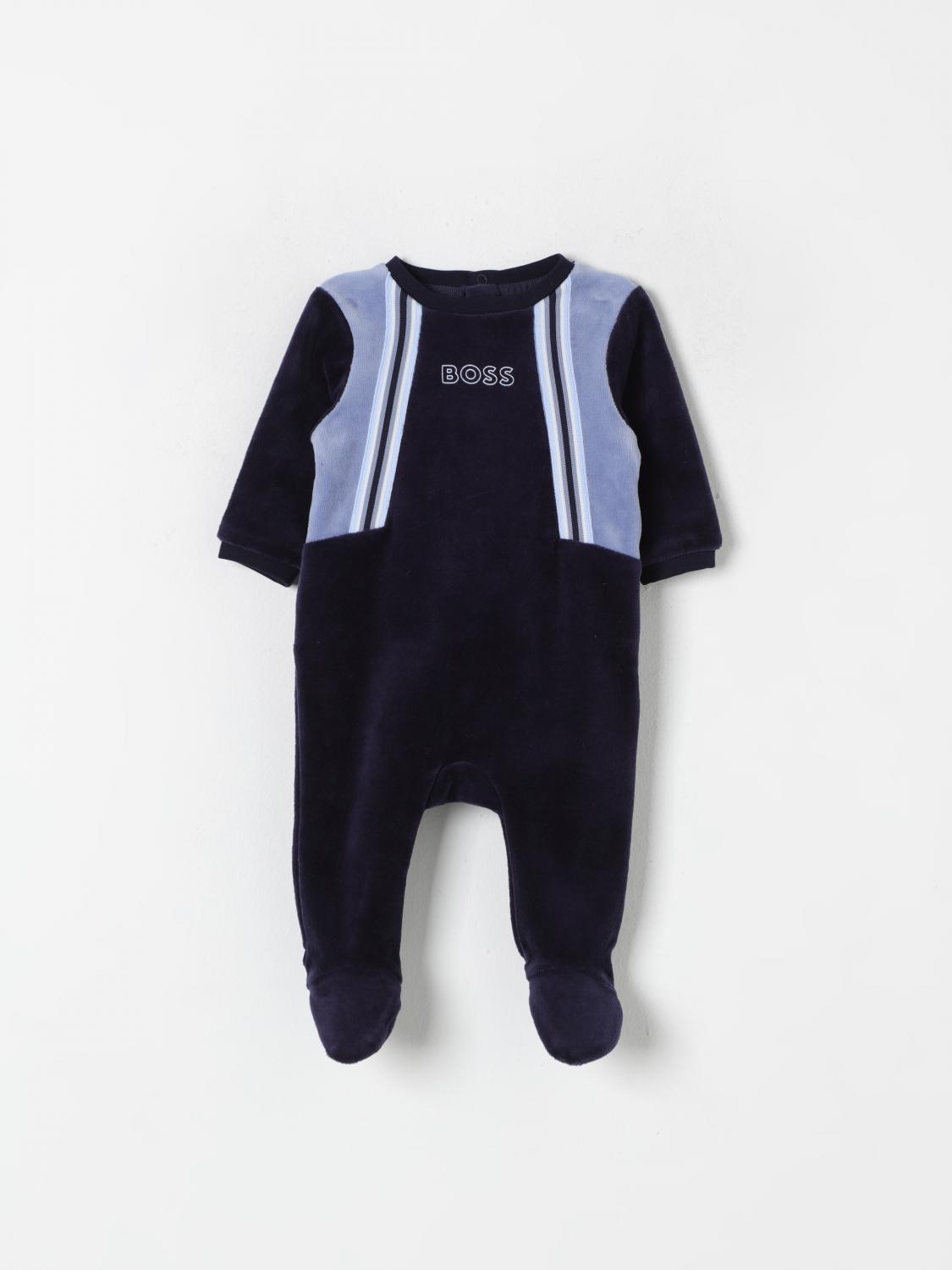 Shop Hugo Boss Romper Boss Kids Color Navy