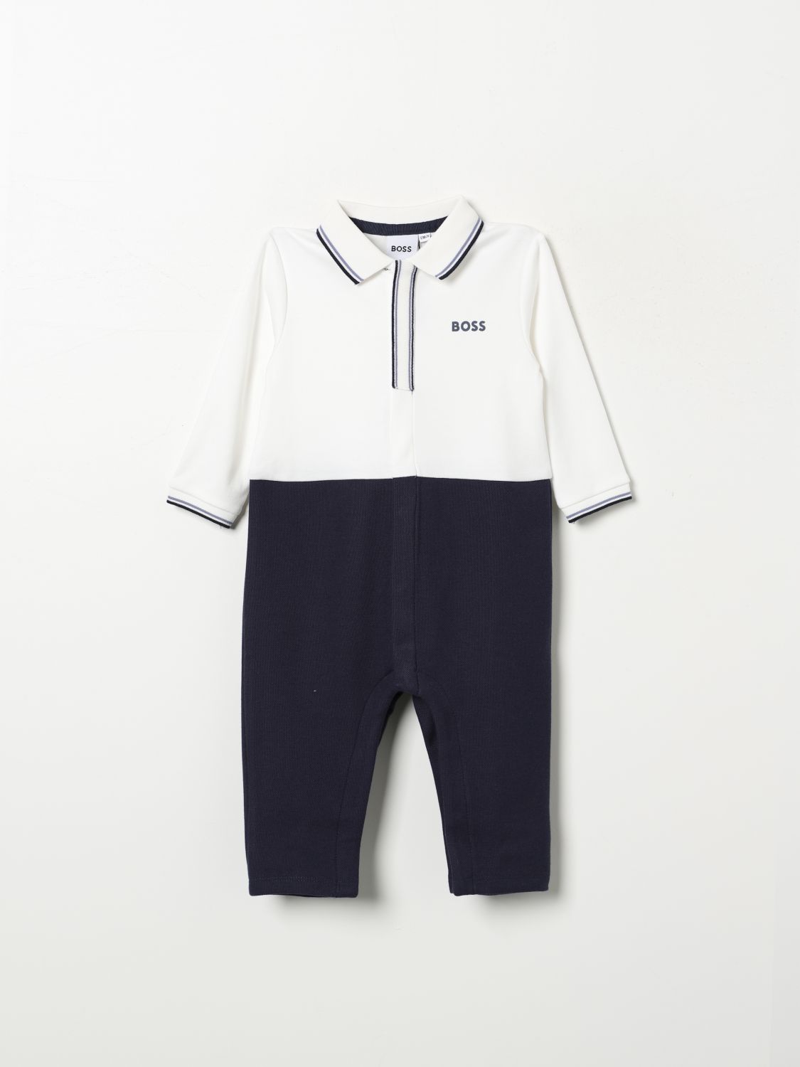 Shop Hugo Boss Romper Boss Kids Color Navy