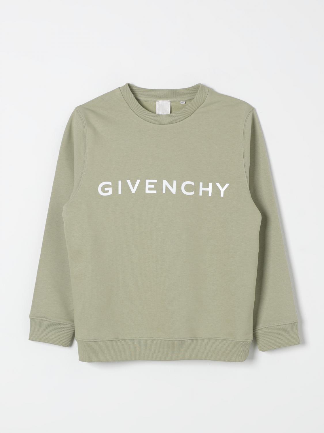 Shop Givenchy Sweater  Kids Color Green In Grün