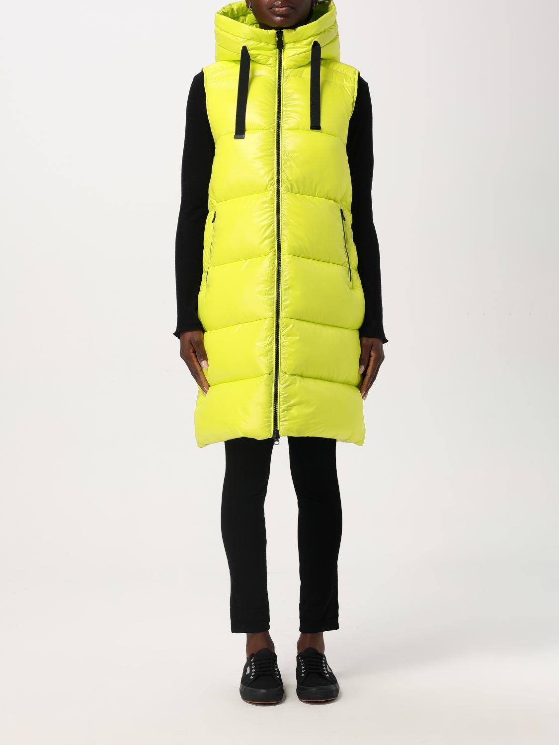 Save The Duck Waistcoat Woman Color Green In Grün