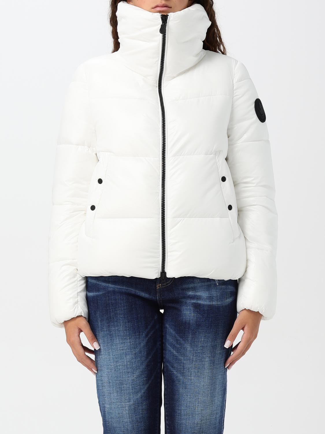 Save The Duck Jacket Woman Color White In Weiss
