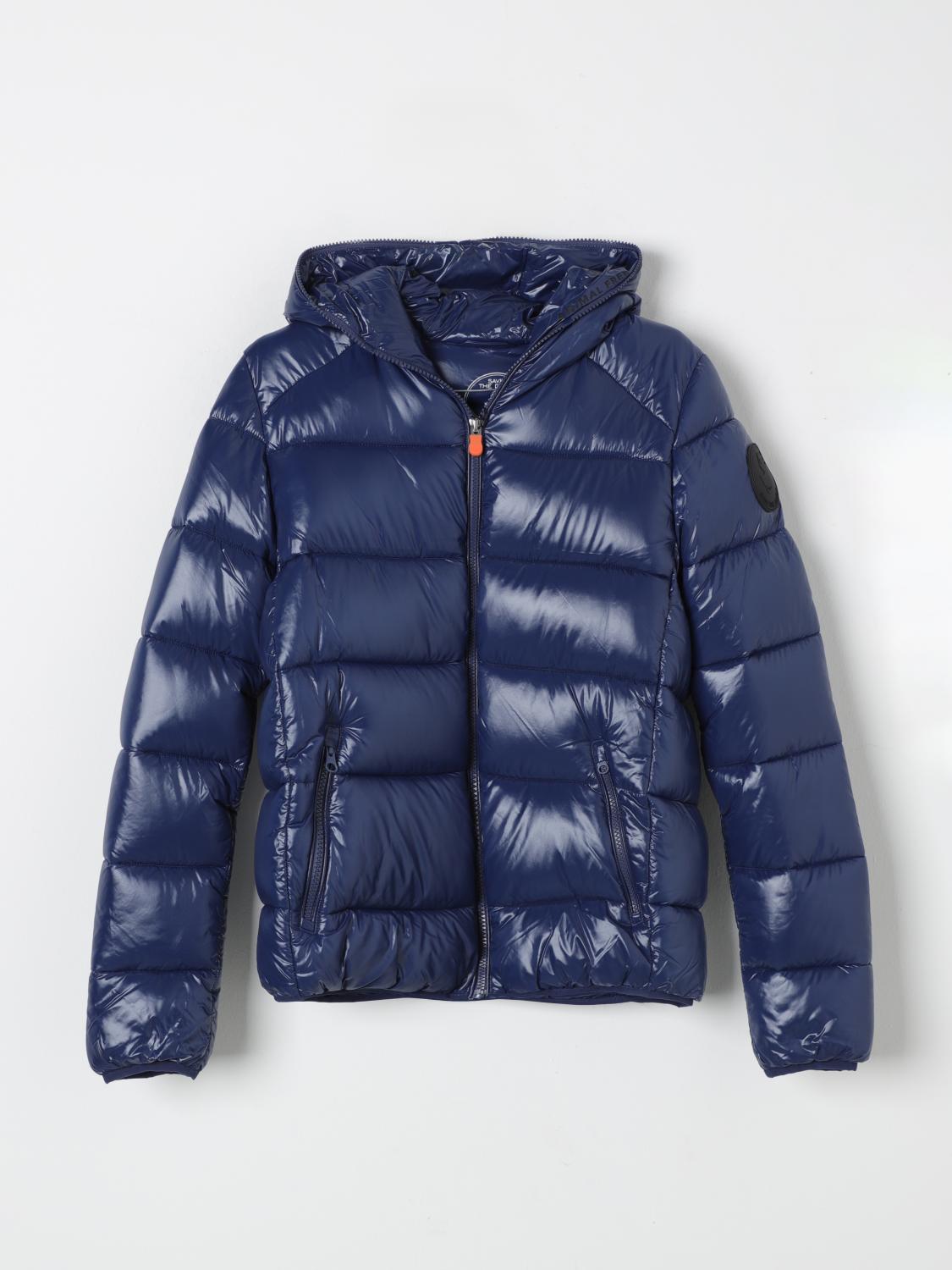 Shop Save The Duck Jacket  Kids Color Blue In Blau