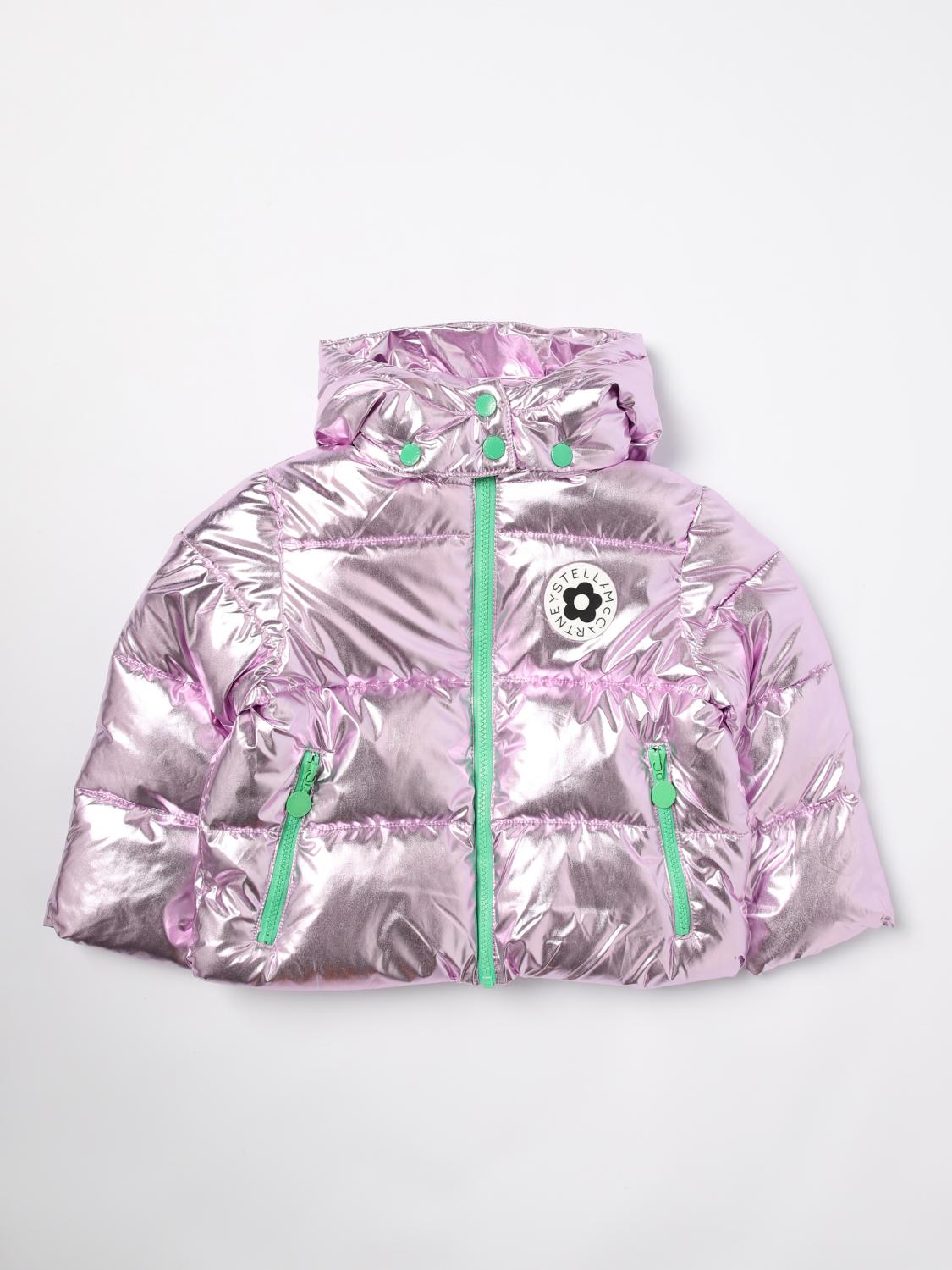 Shop Stella Mccartney Jacket  Kids Kids Color Lilac