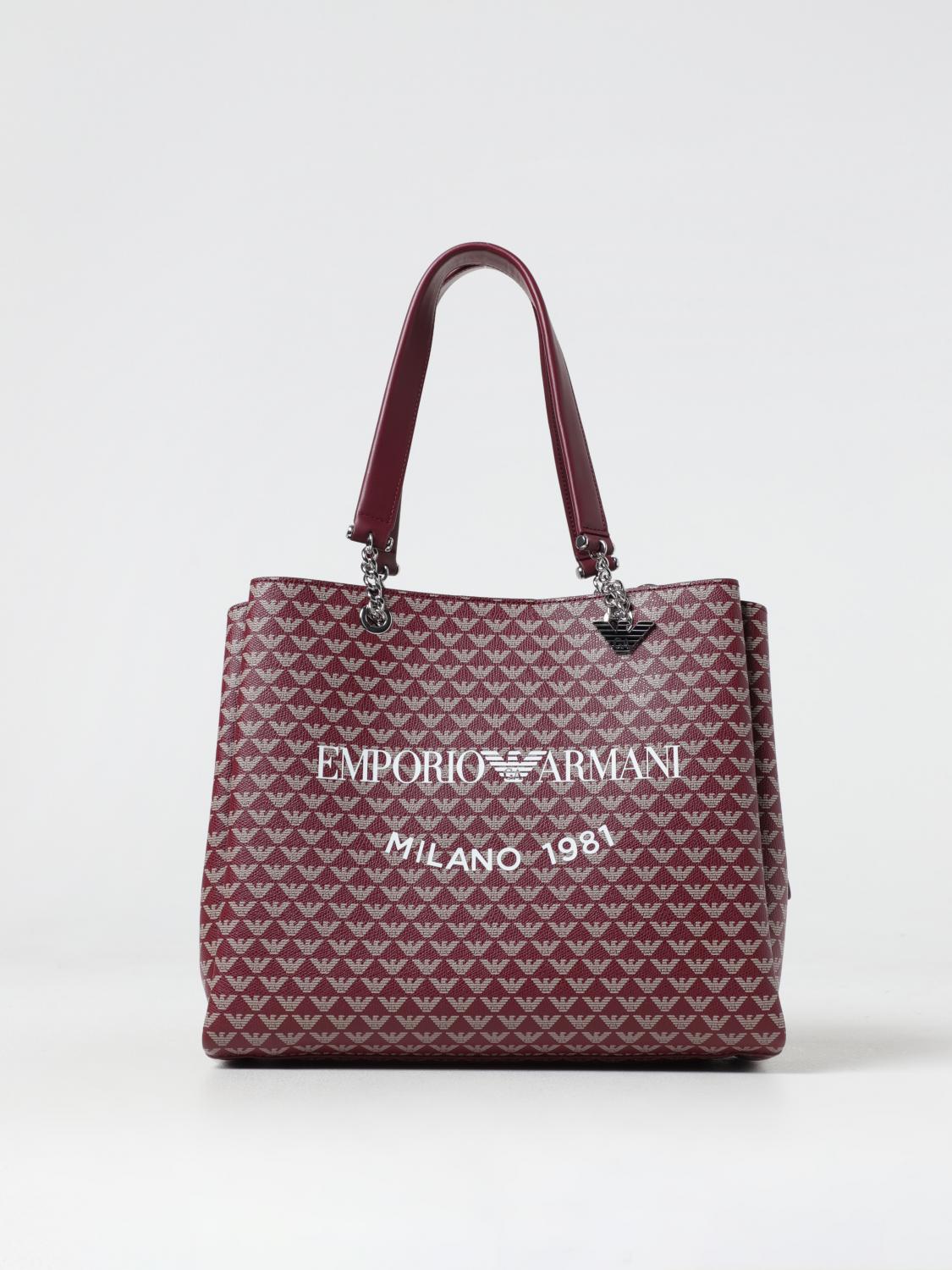 Emporio Armani Shoulder Bag  Woman Color Burgundy