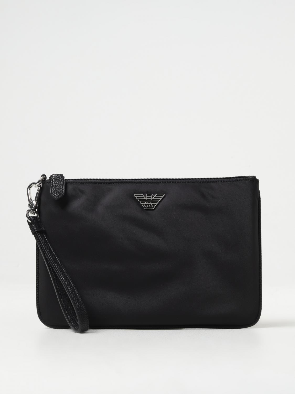 Shop Emporio Armani Clutch  Woman Color Black In 黑色