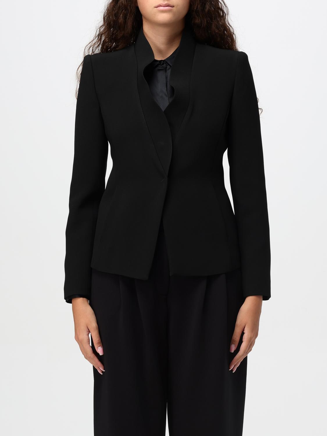 Blazer EMPORIO ARMANI Woman color Black