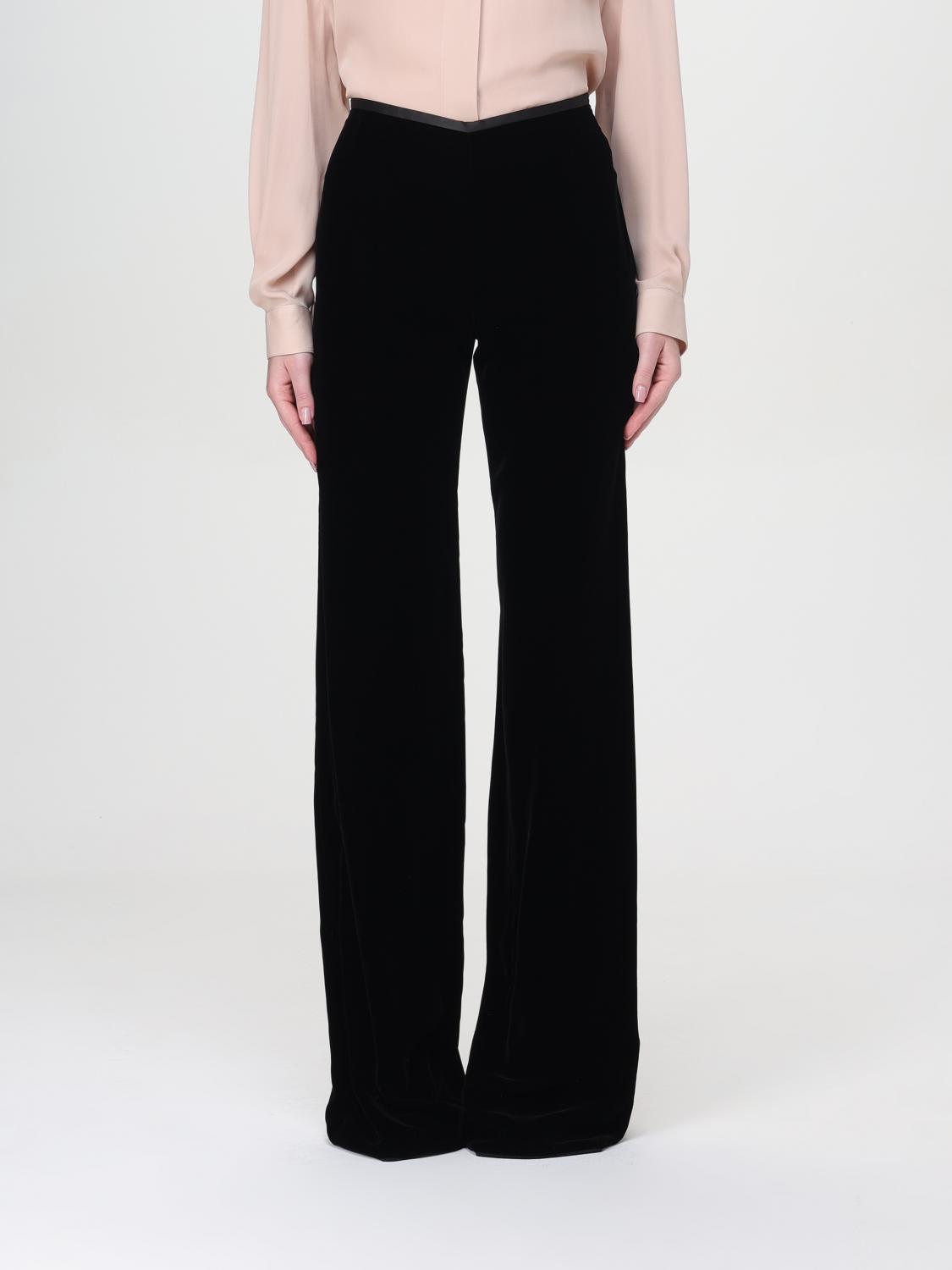 Shop Emporio Armani Pants Woman Color Black