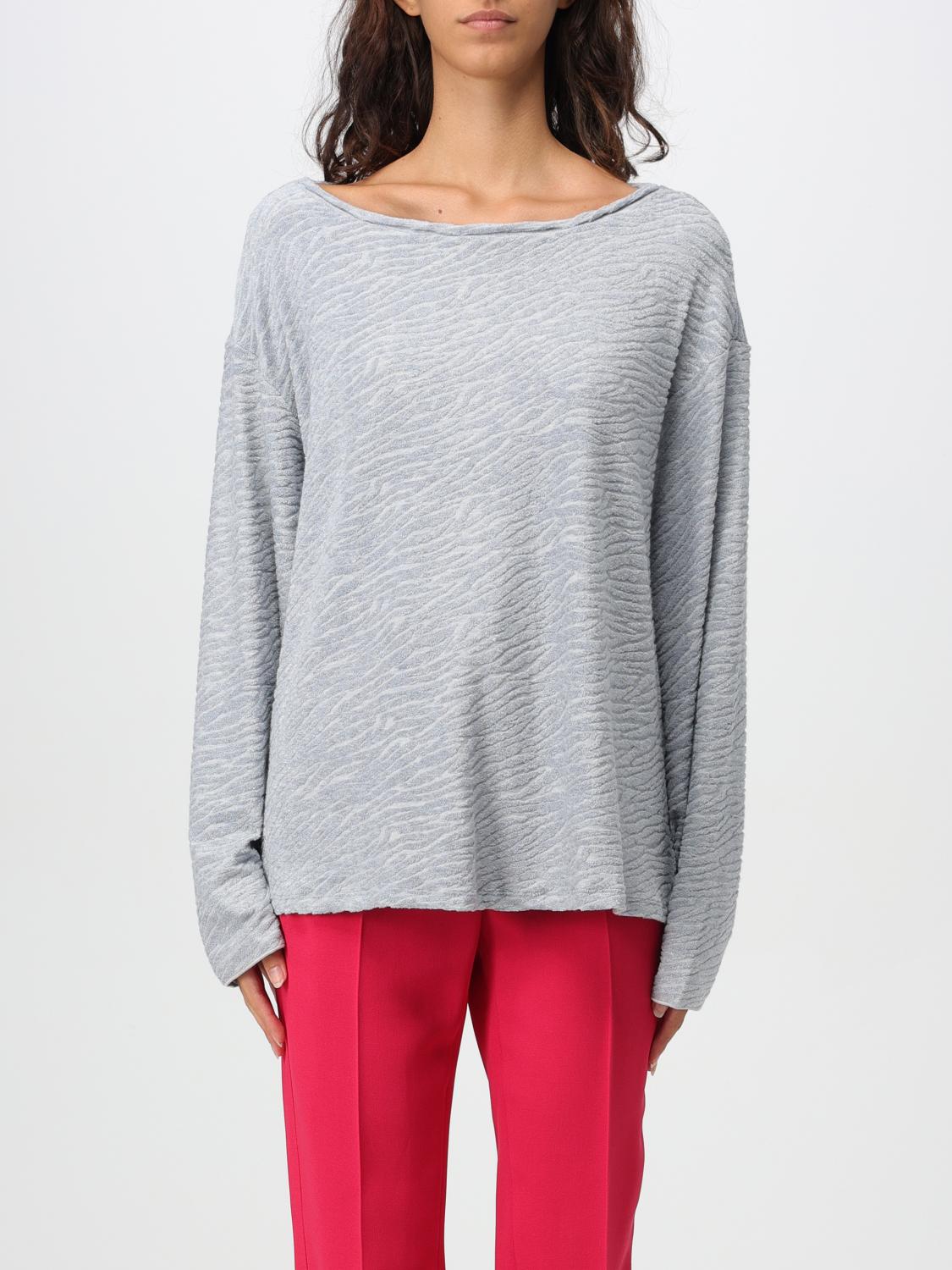 EMPORIO ARMANI SWEATER EMPORIO ARMANI WOMAN COLOR GNAWED BLUE 414421011