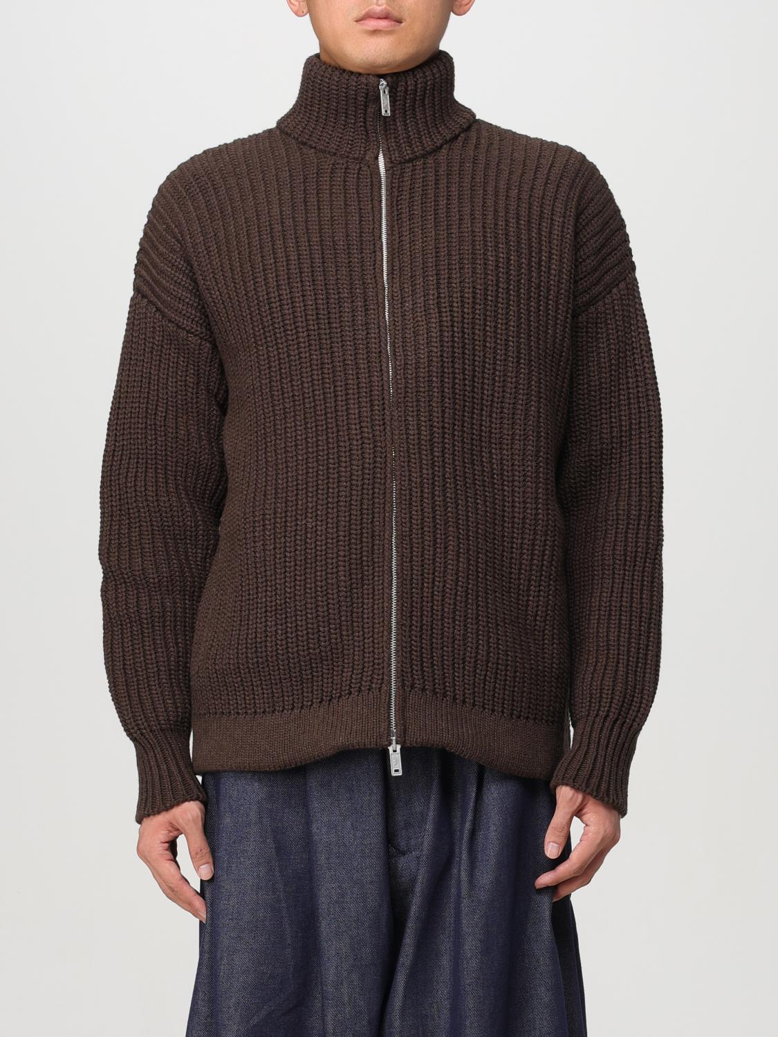 Shop Emporio Armani Cardigan  Men Color Dark