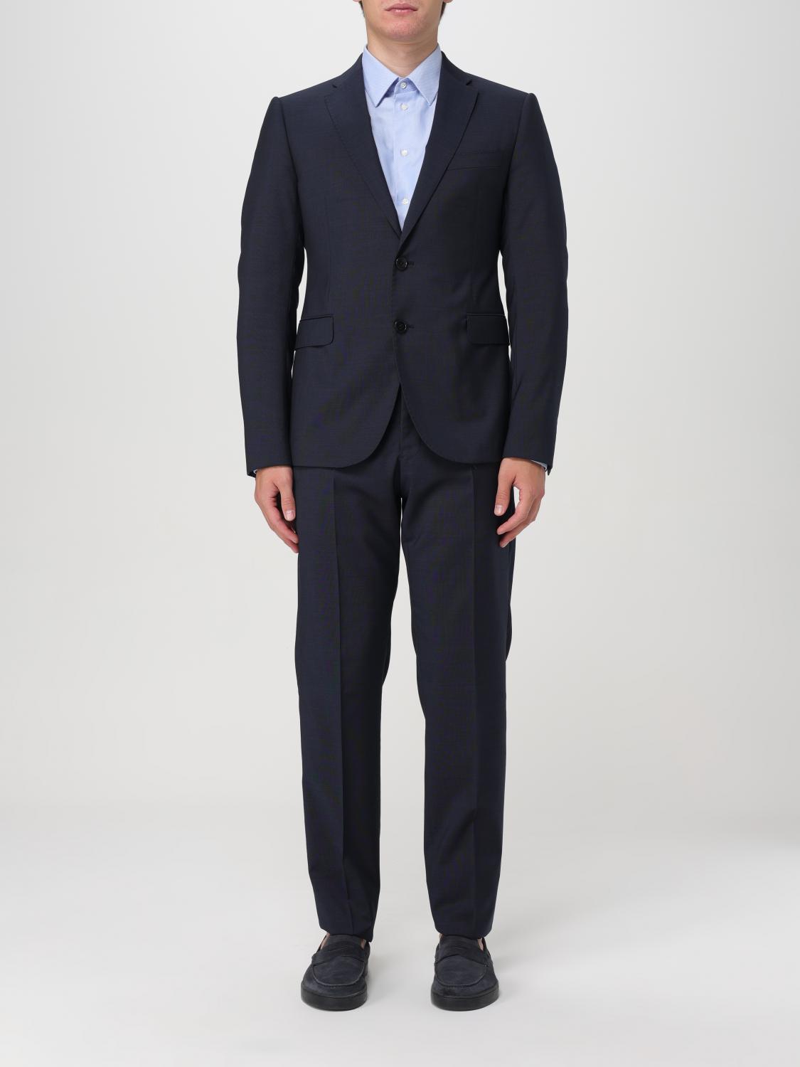 Emporio Armani Suit  Men Color Navy