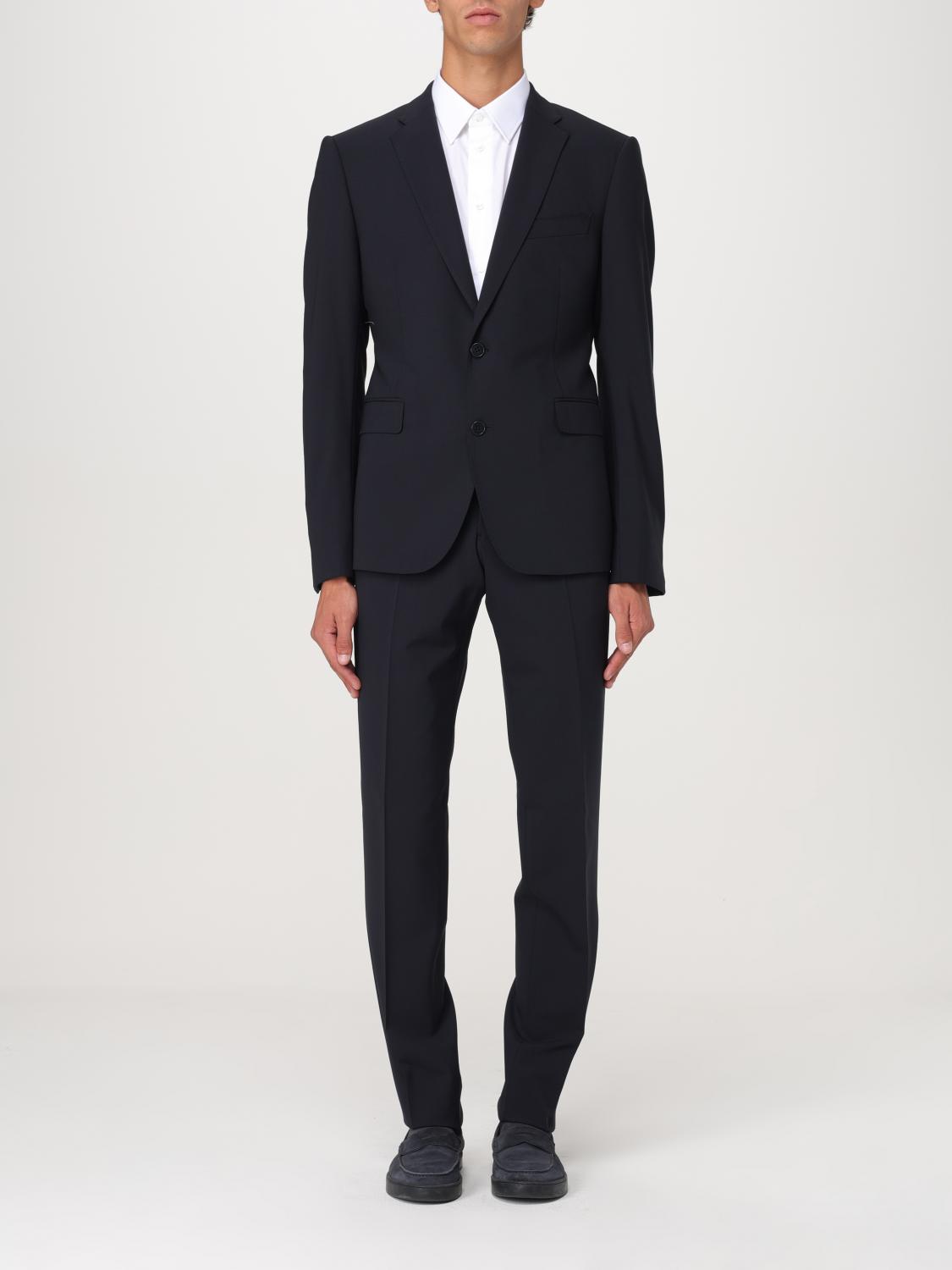 Shop Emporio Armani Suit  Men Color Navy