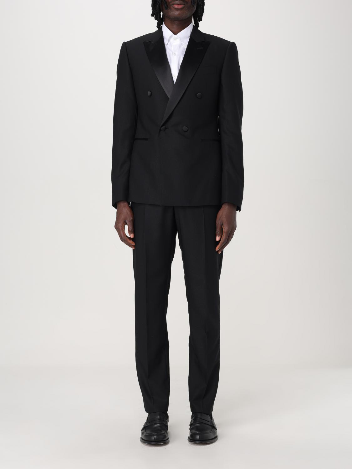 Emporio Armani Suit Men Color Black In Schwarz