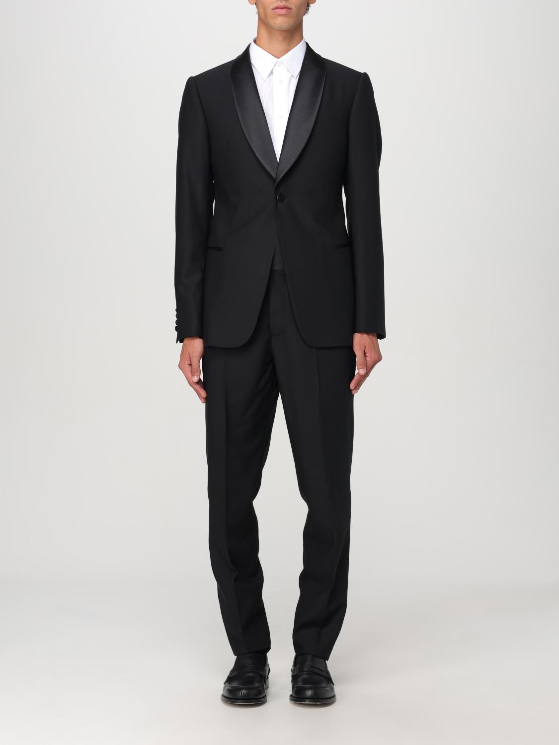 Emporio Armani Herren Schwarz Suit Men Color
