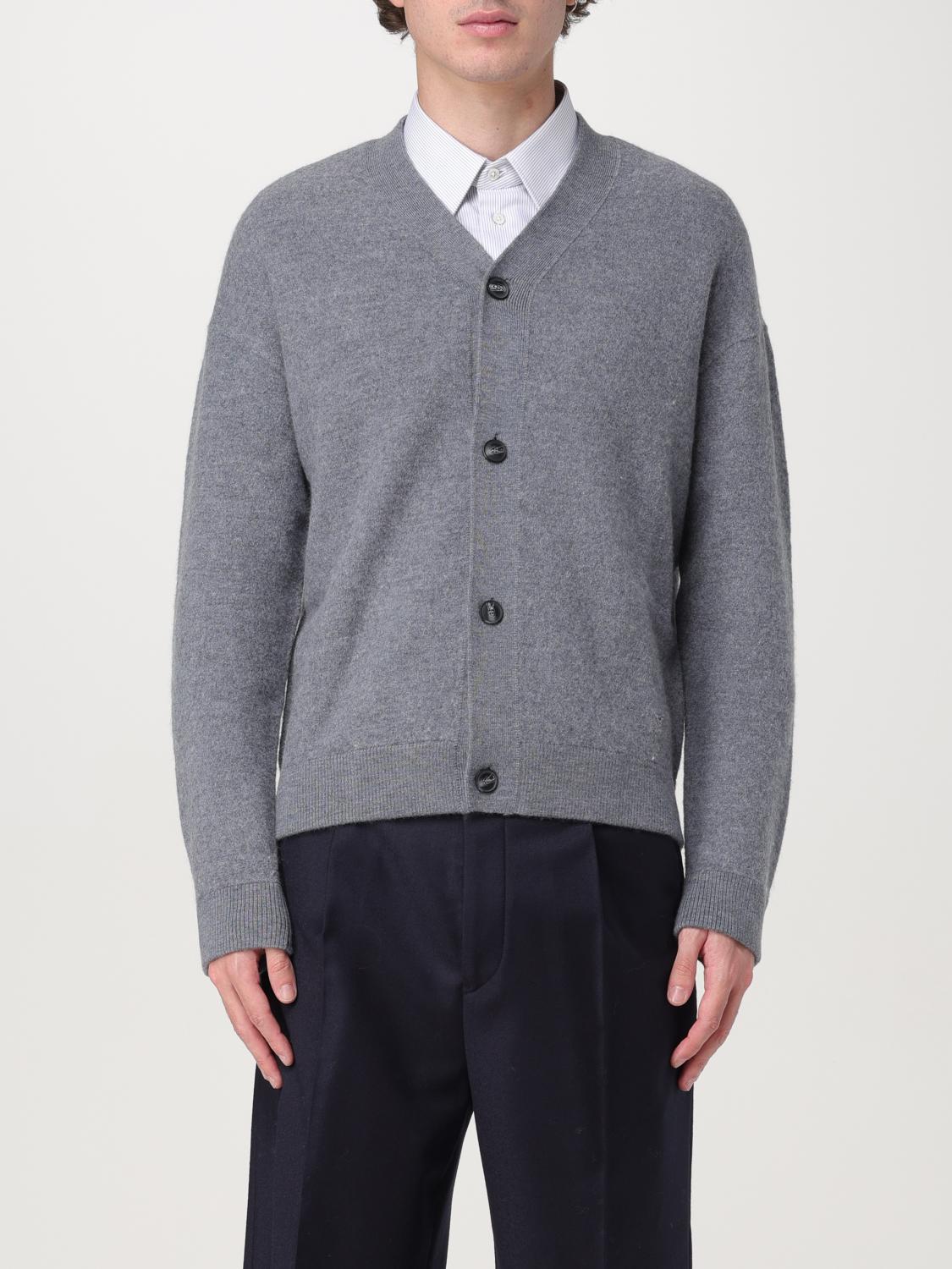 Cardigan EMPORIO ARMANI Men color Charcoal Cardigan EMPORIO ARMANI Men color Charcoal