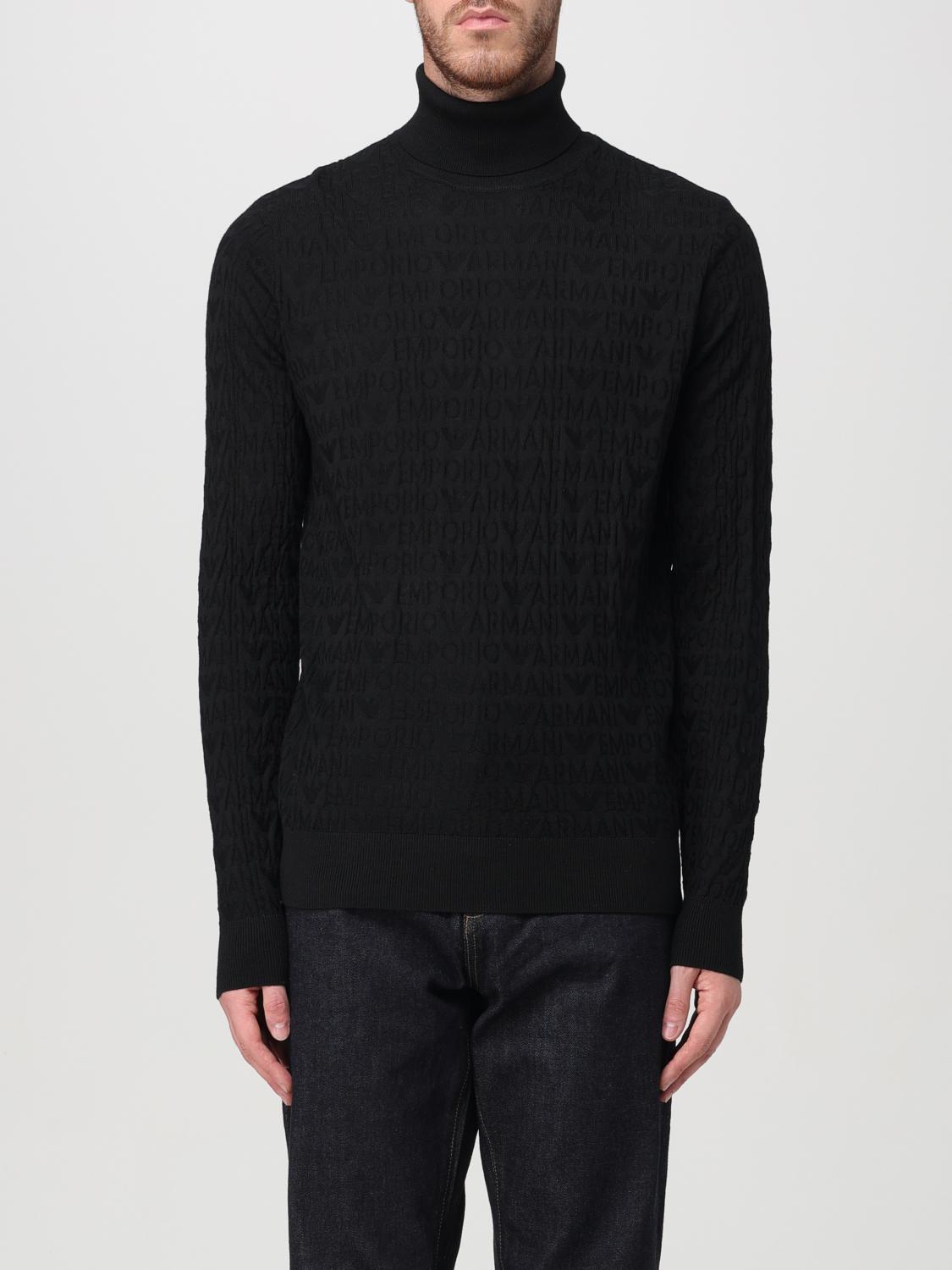 EMPORIO ARMANI SWEATER EMPORIO ARMANI MEN COLOR BLACK 414509002