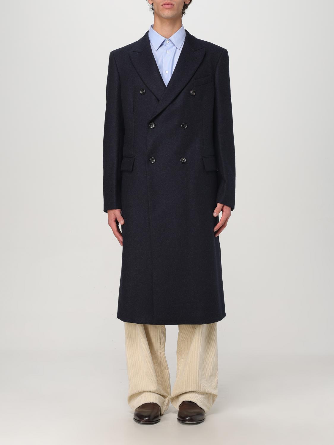 Coat EMPORIO ARMANI Men color Blue Coat EMPORIO ARMANI Men color Blue