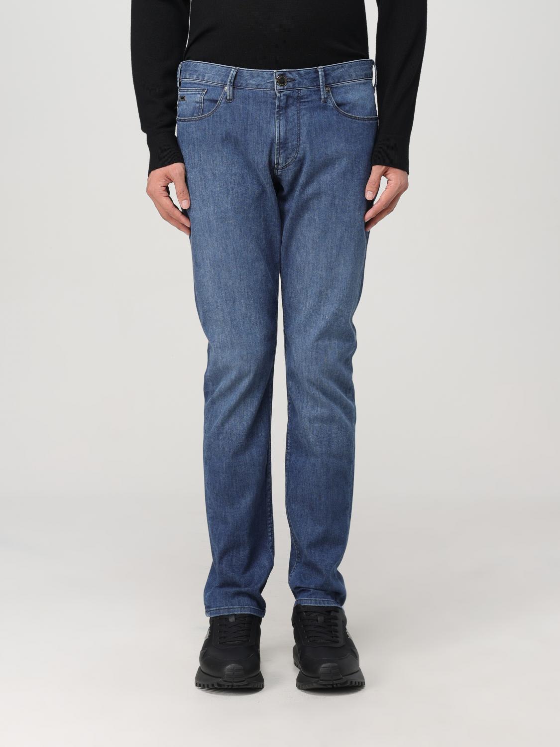 Shop Emporio Armani Jeans  Men Color Denim