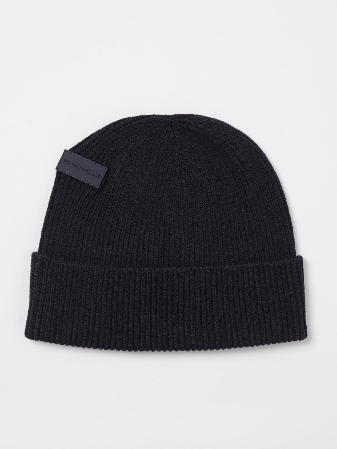 Hat EMPORIO ARMANI Men color Blue Hat EMPORIO ARMANI Men color Blue