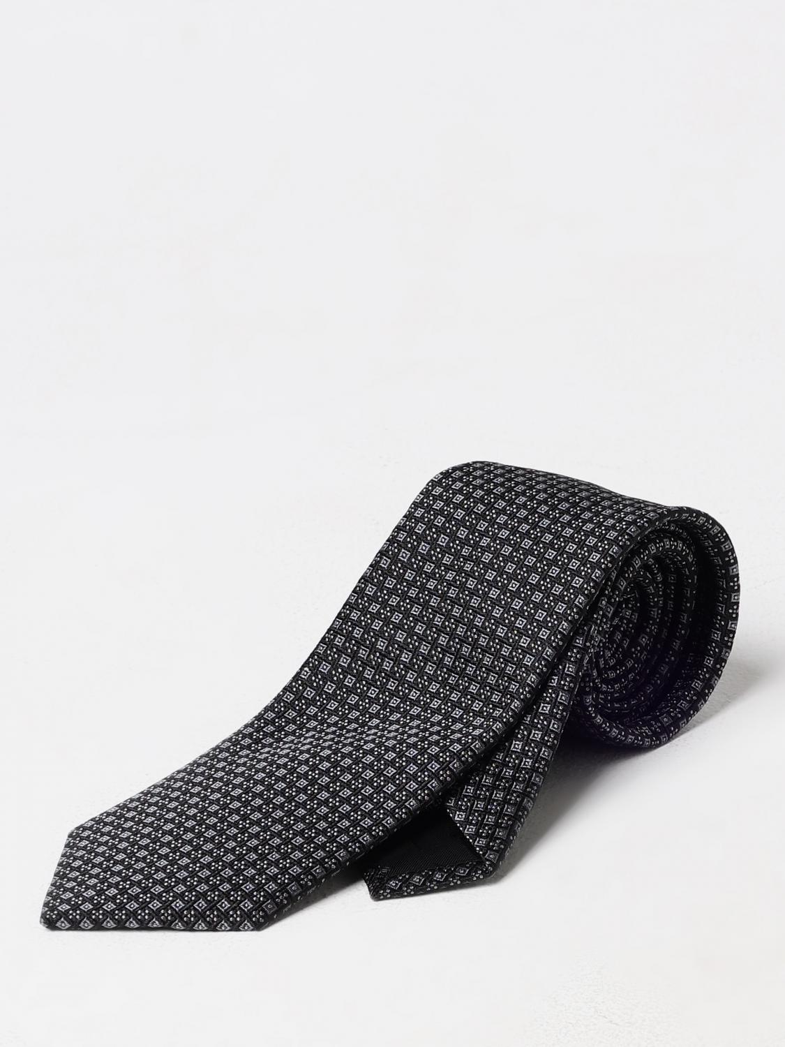 Tie EMPORIO ARMANI Men color Black