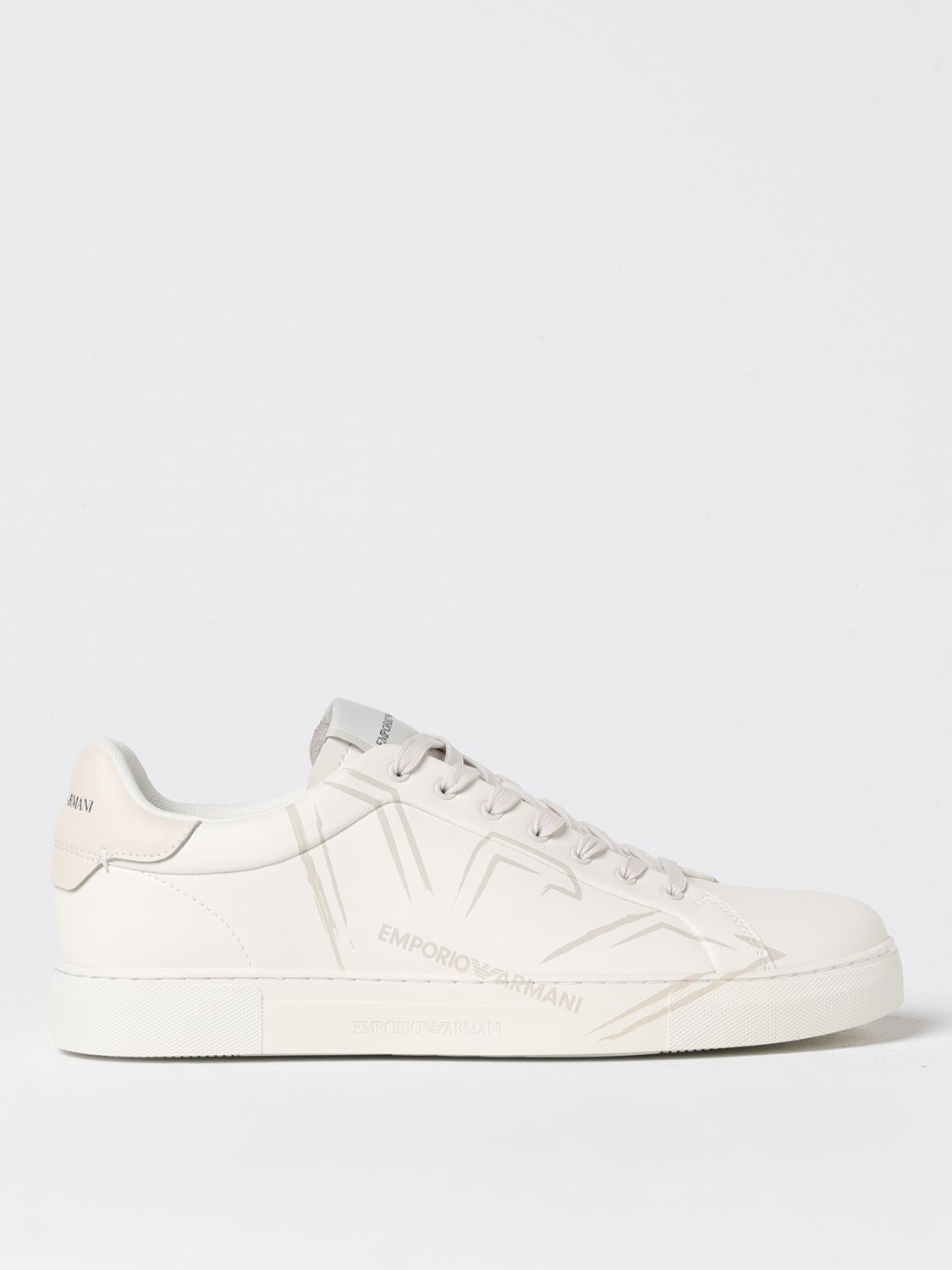 Shop Emporio Armani Sneakers  Men Color White In Weiss