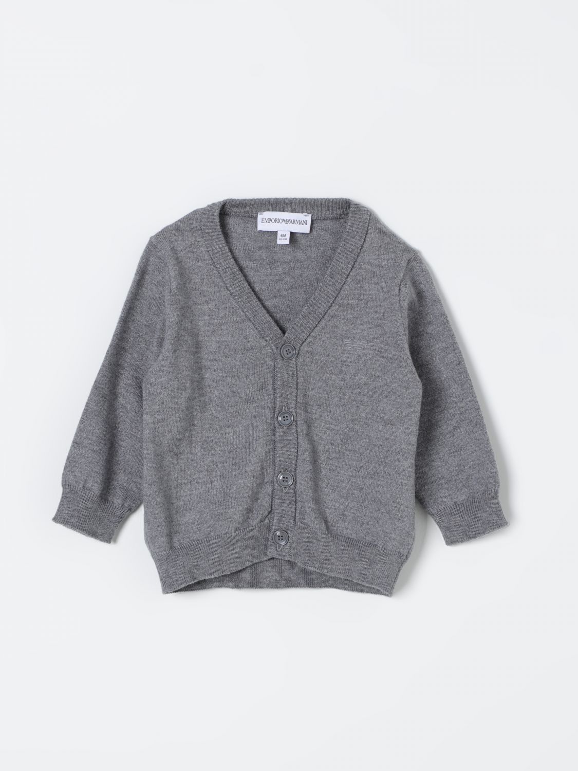 Emporio Armani Babies' Sweater  Kids Kids Color Grey In Gray