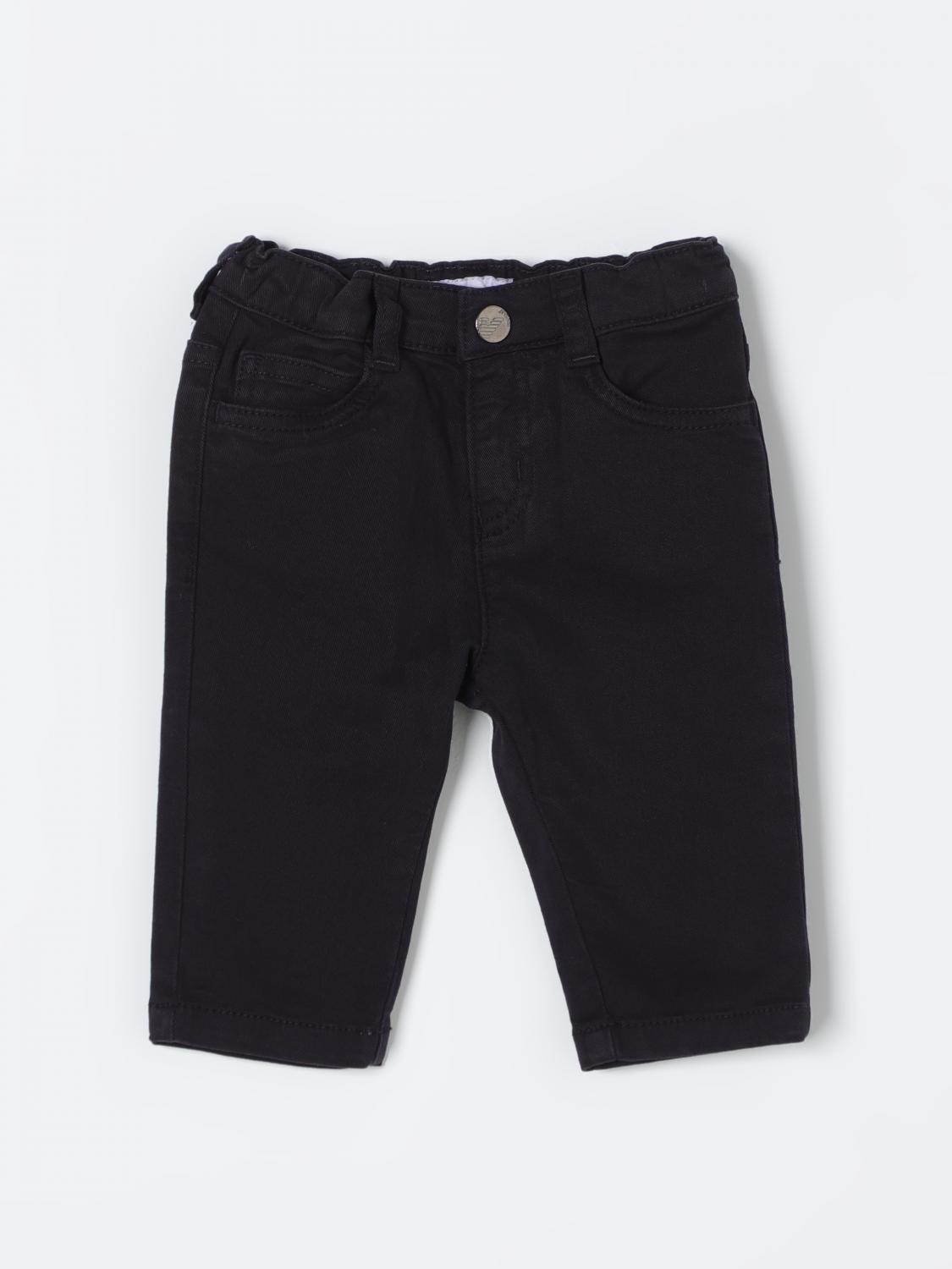 Shop Emporio Armani Pants  Kids Color Blue In 蓝色