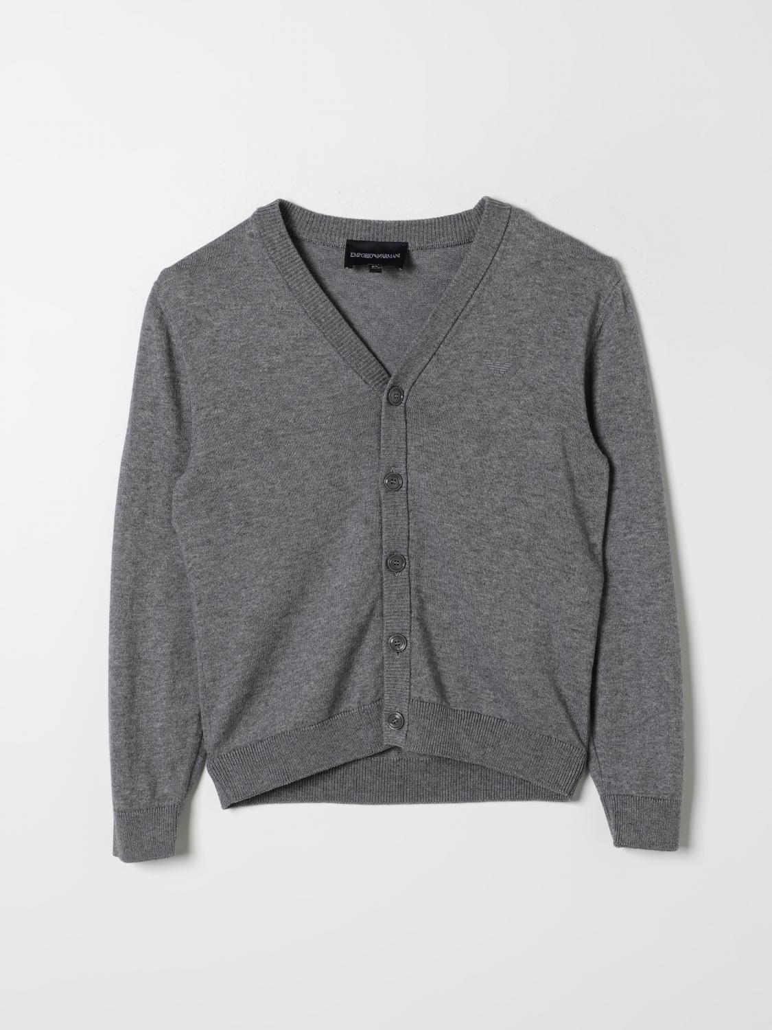 Shop Emporio Armani Sweater  Kids Color Grey