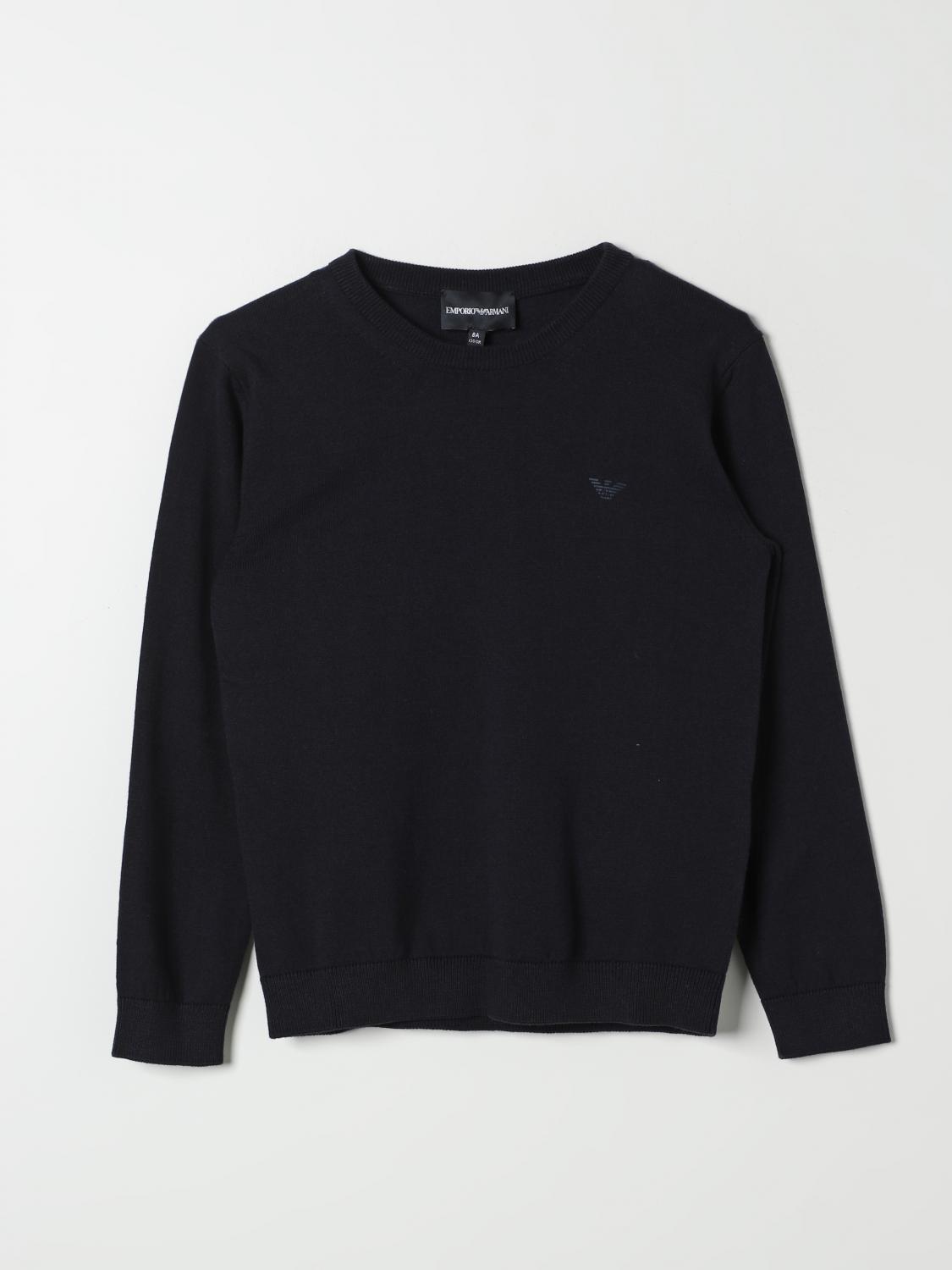 Shop Emporio Armani Sweater  Kids Color Navy