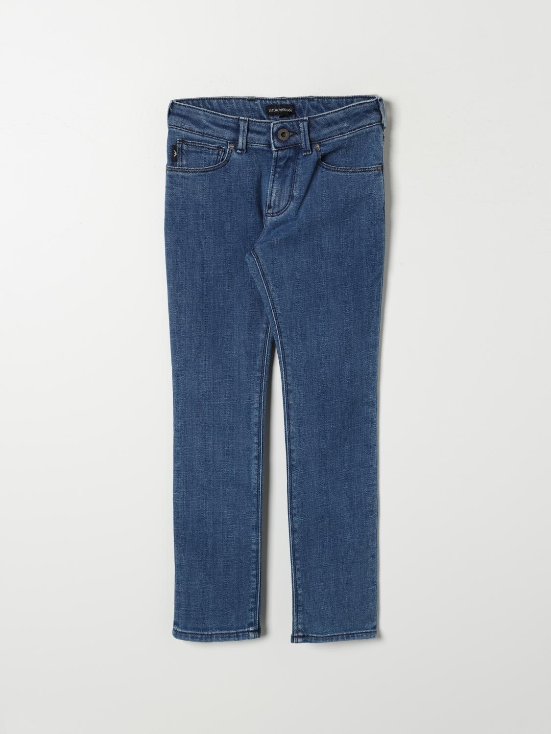 Shop Emporio Armani Jeans  Kids Color Denim