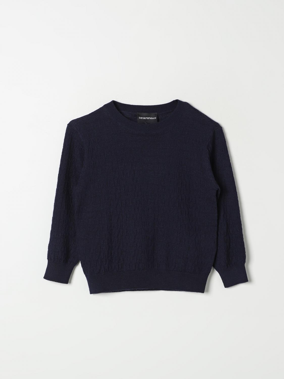 Emporio Armani Αγόρια Μπλε Sweater Kids Color