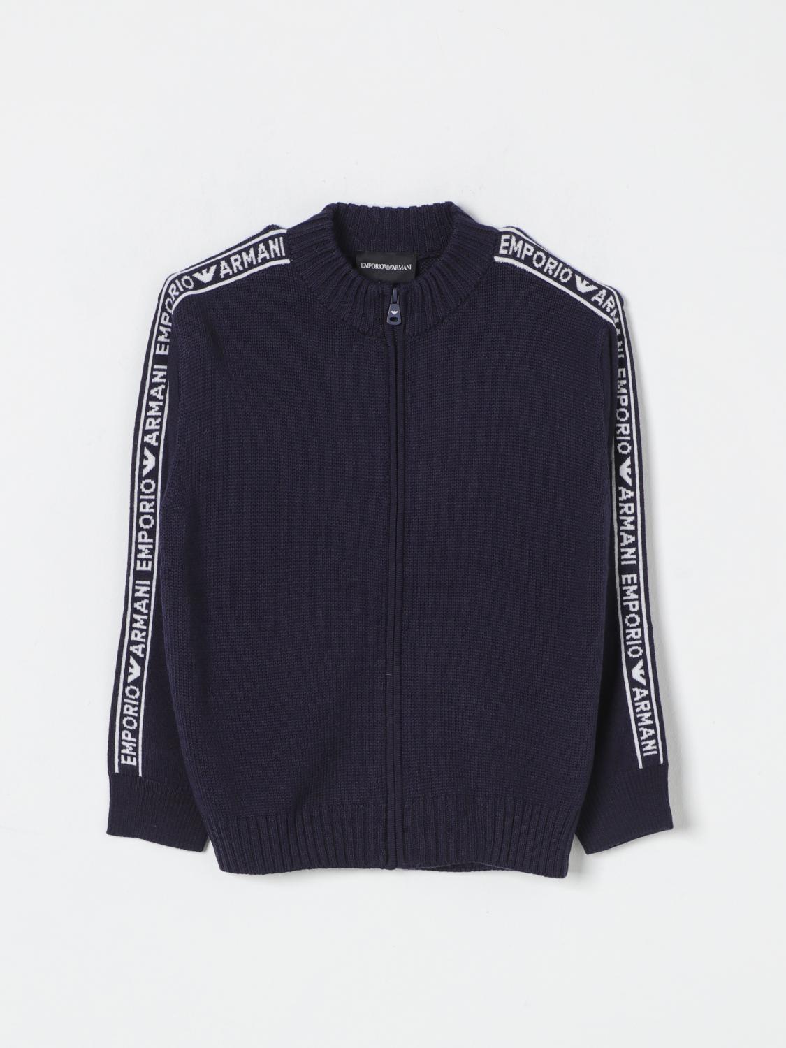 Emporio Armani Jungen Blau Sweater Kids Color