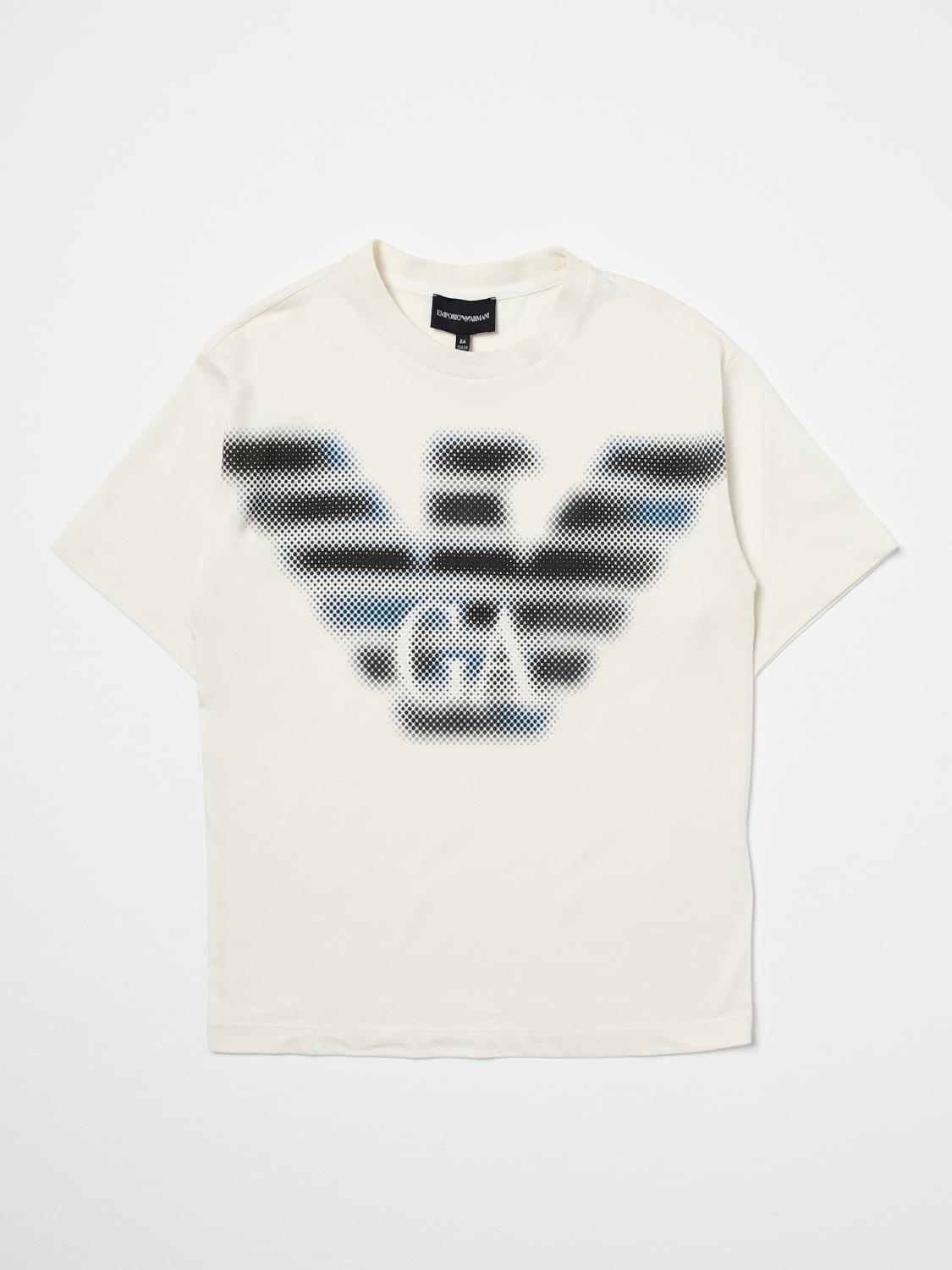 Shop Emporio Armani T-shirt  Kids Color White In 白色