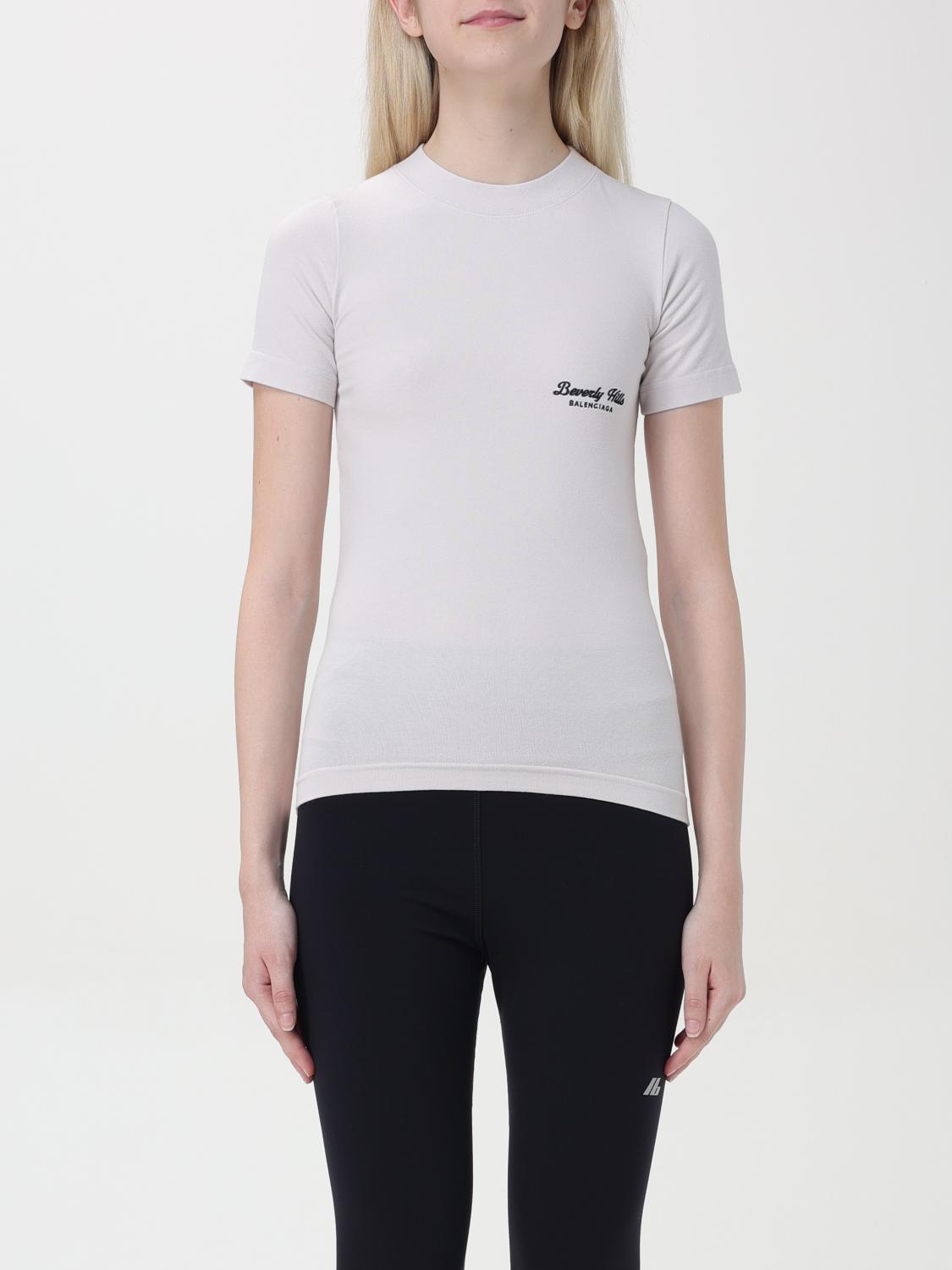 Shop Balenciaga T-shirt  Woman Color White